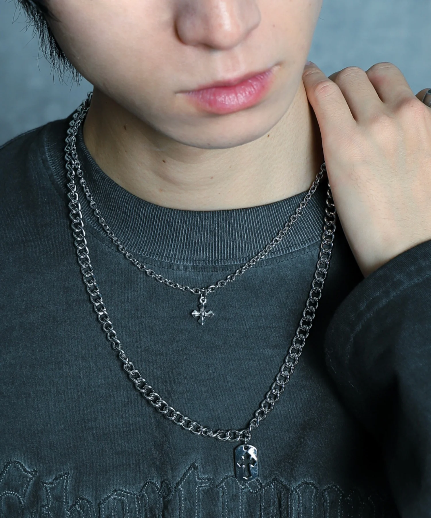 Mモチーフレイヤードネックレス - Image 11