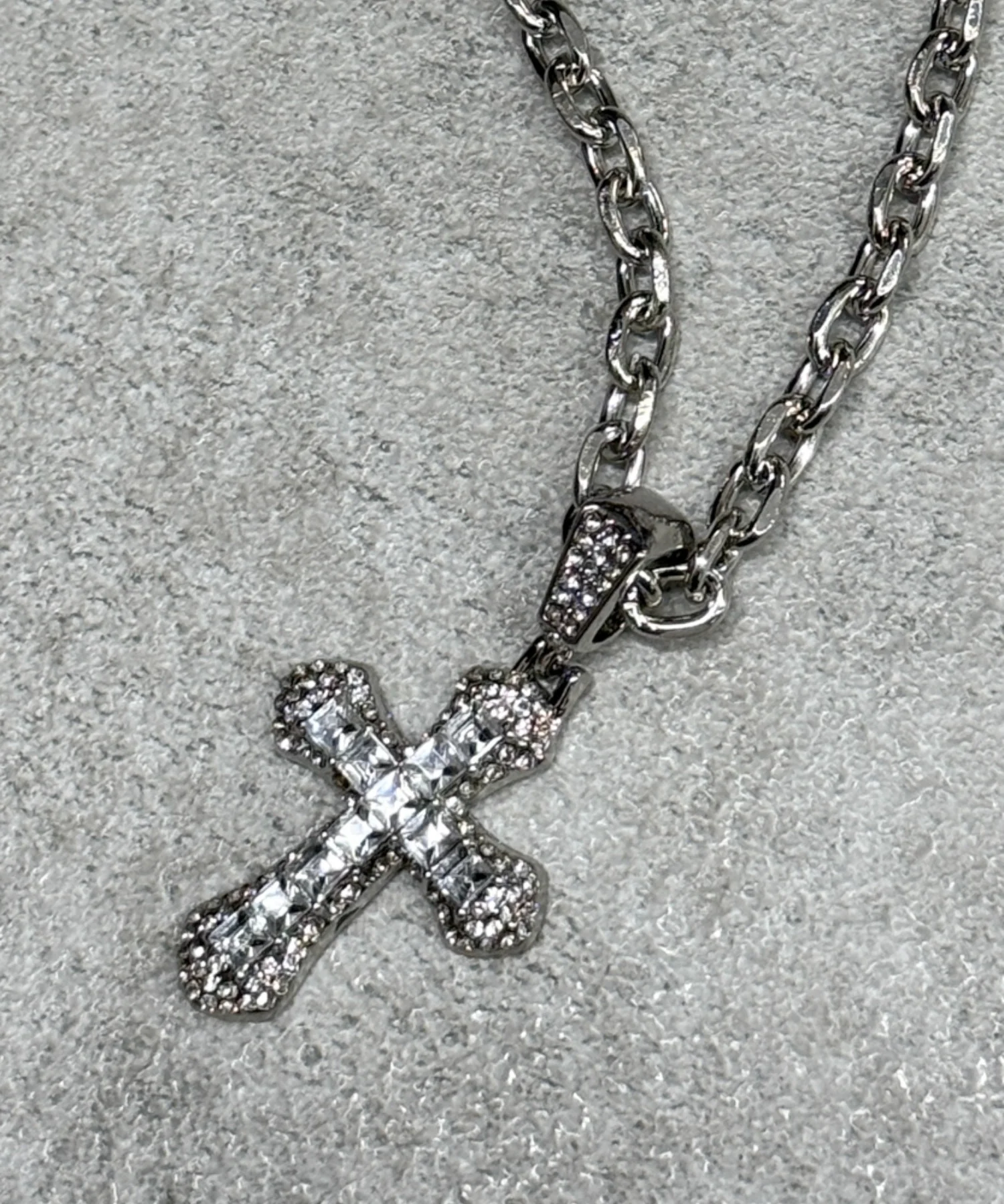 Lクロスビジューネックレス - Image 5
