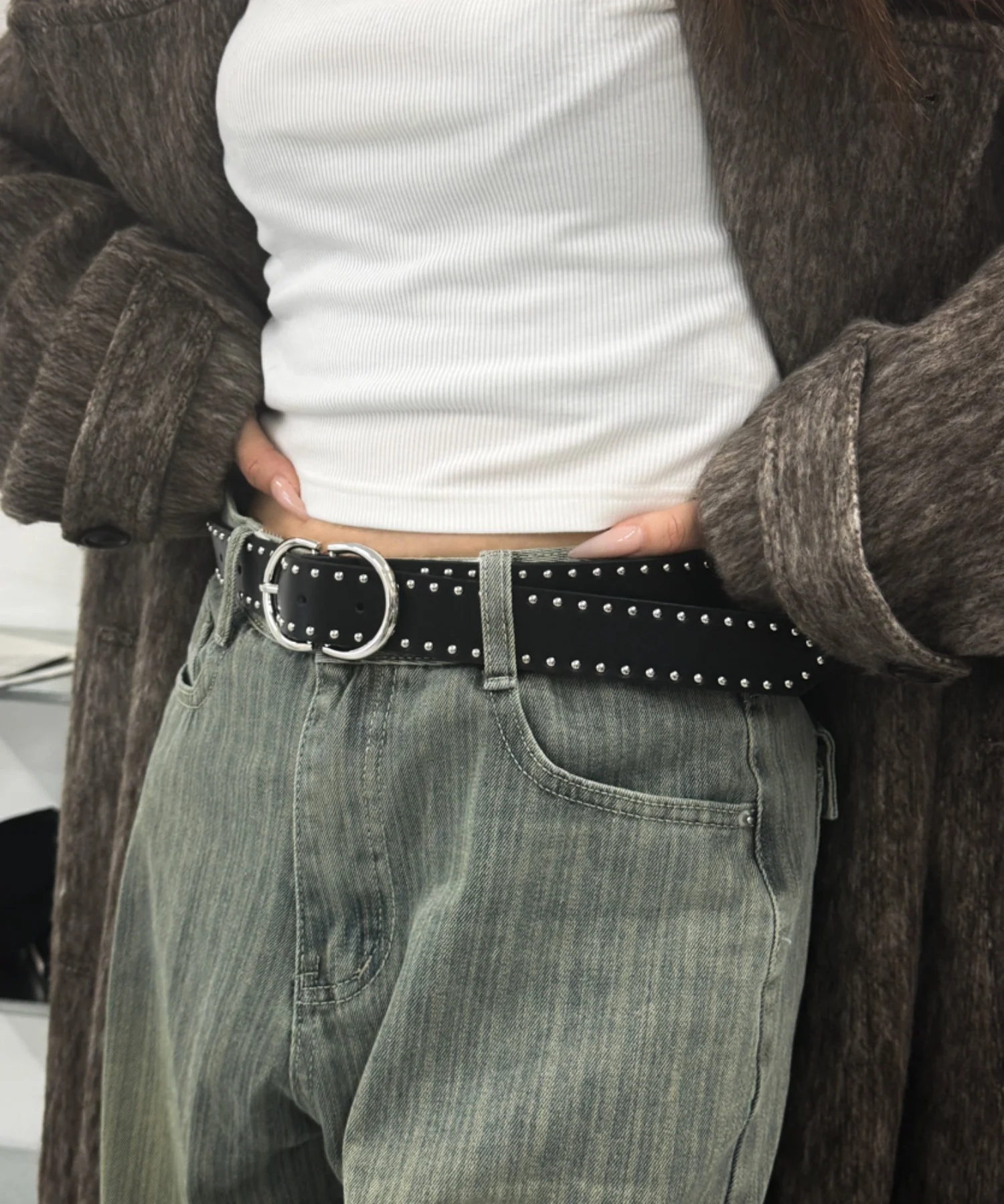 Lダブルリングスタッズベルト - Image 7