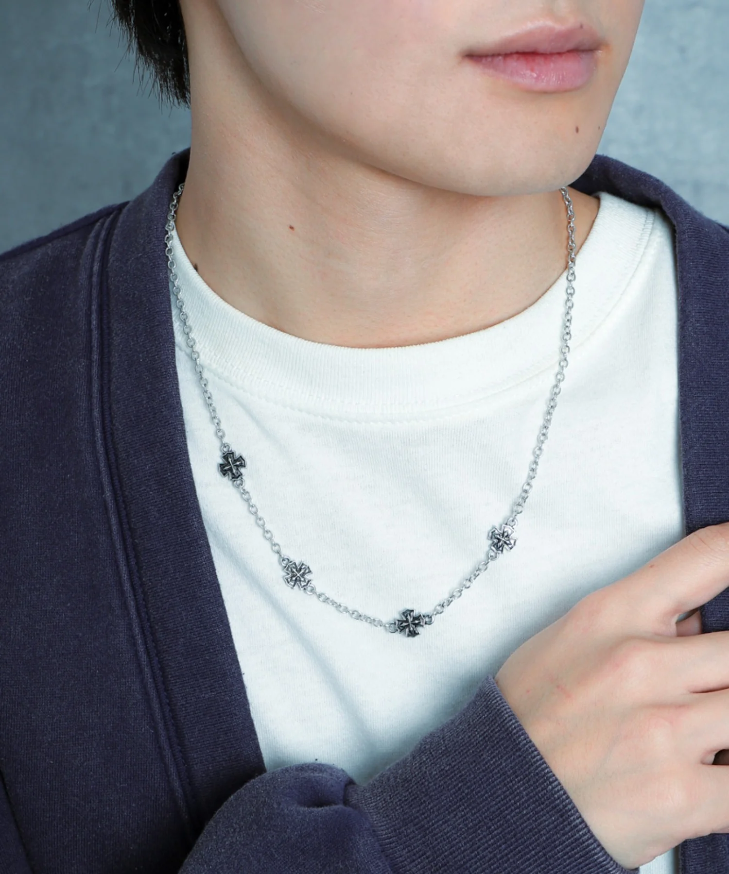 Mモチーフチェーンネックレス - Image 10
