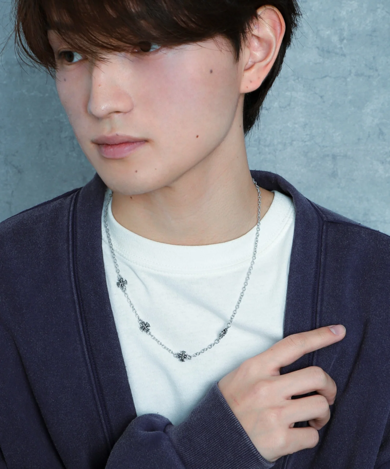 Mモチーフチェーンネックレス - Image 7