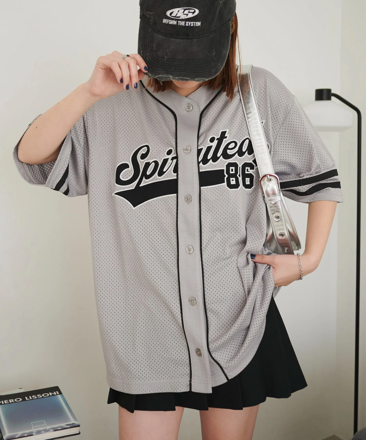 ベースボールメッシュビッグシャツ - Image 14