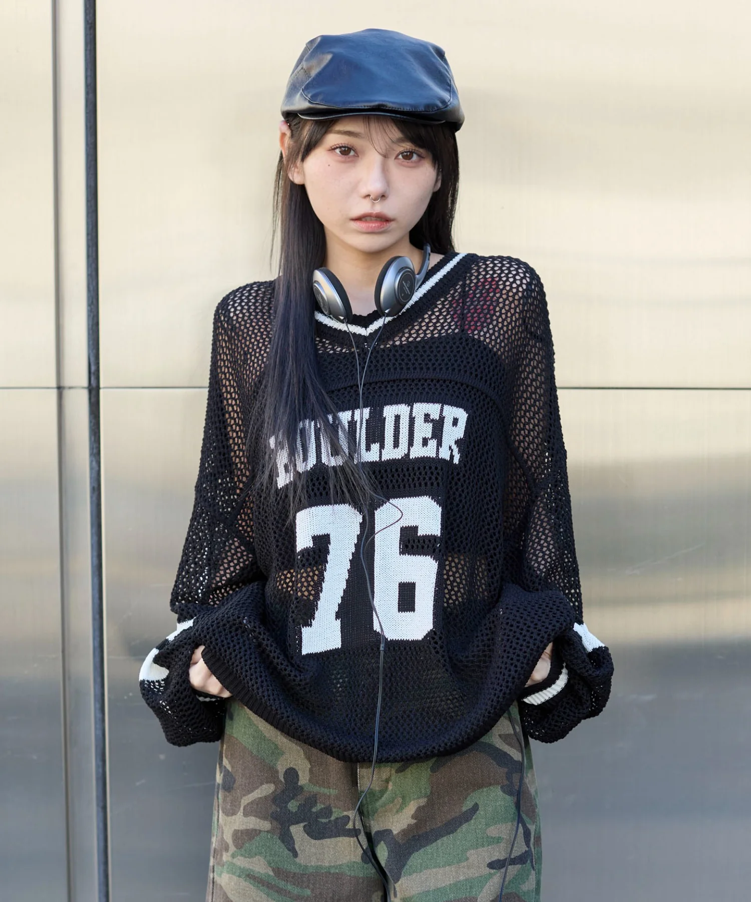 ナンバリングメッシュニットプルオーバー - Image 10