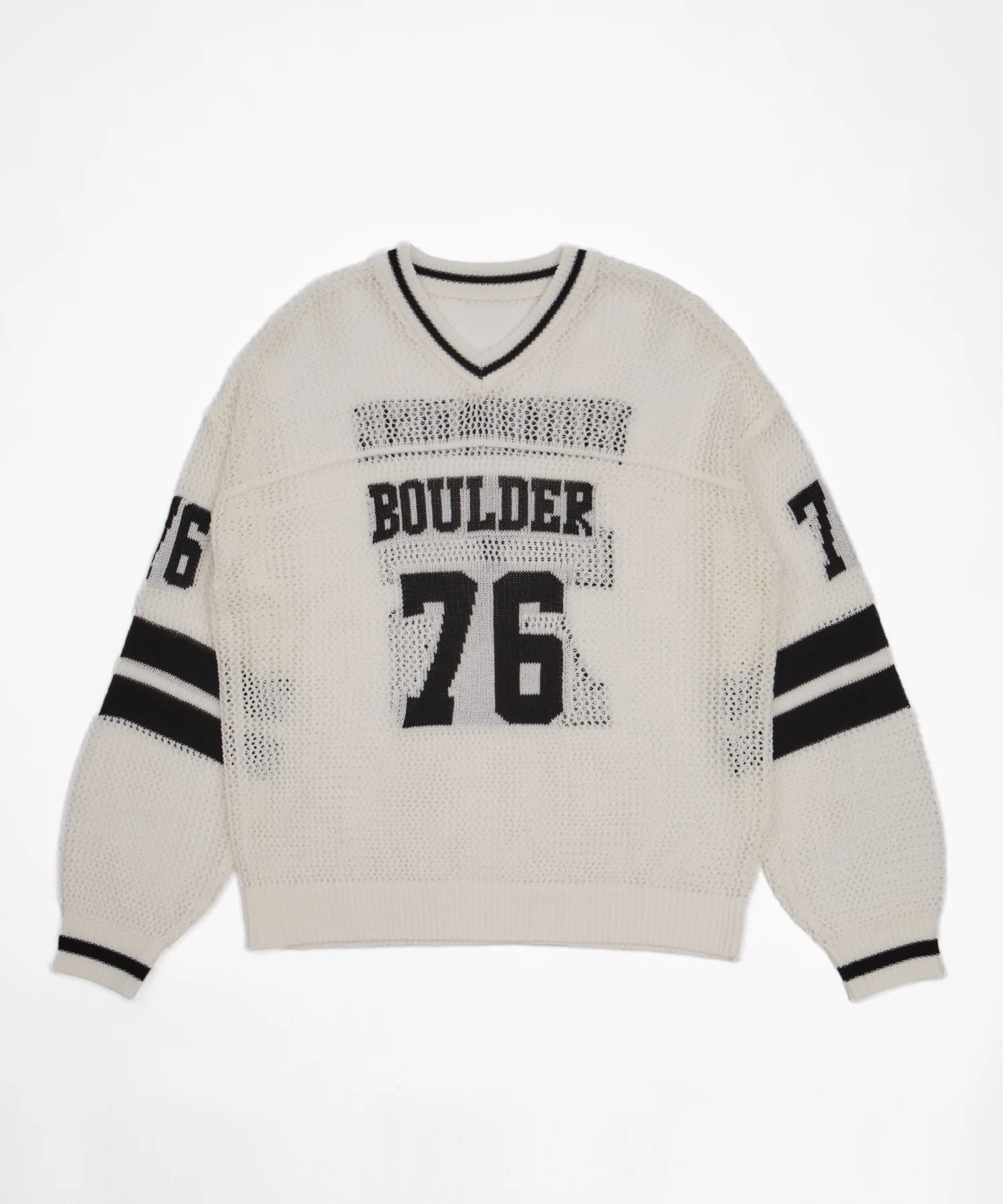 ナンバリングメッシュニットプルオーバー - Image 17