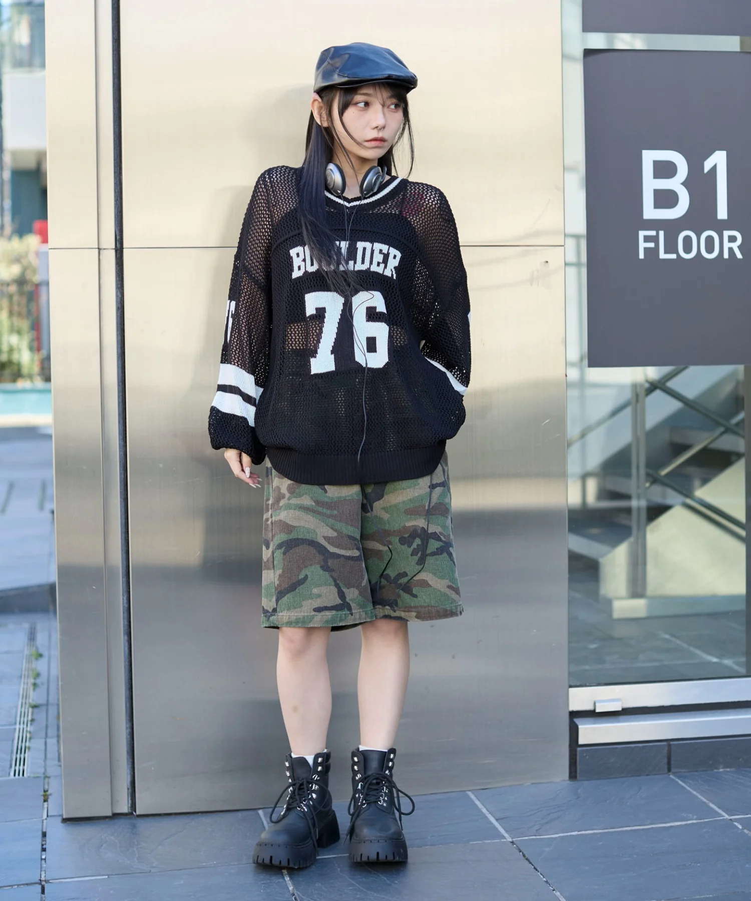 ナンバリングメッシュニットプルオーバー - Image 3