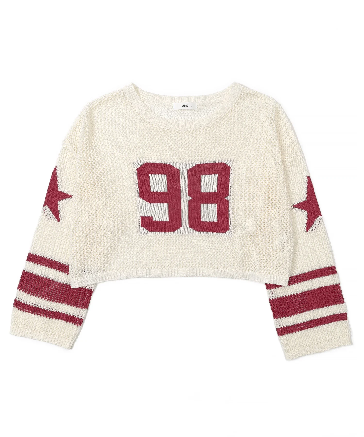 ナンバリングメッシュショートニット - Image 17