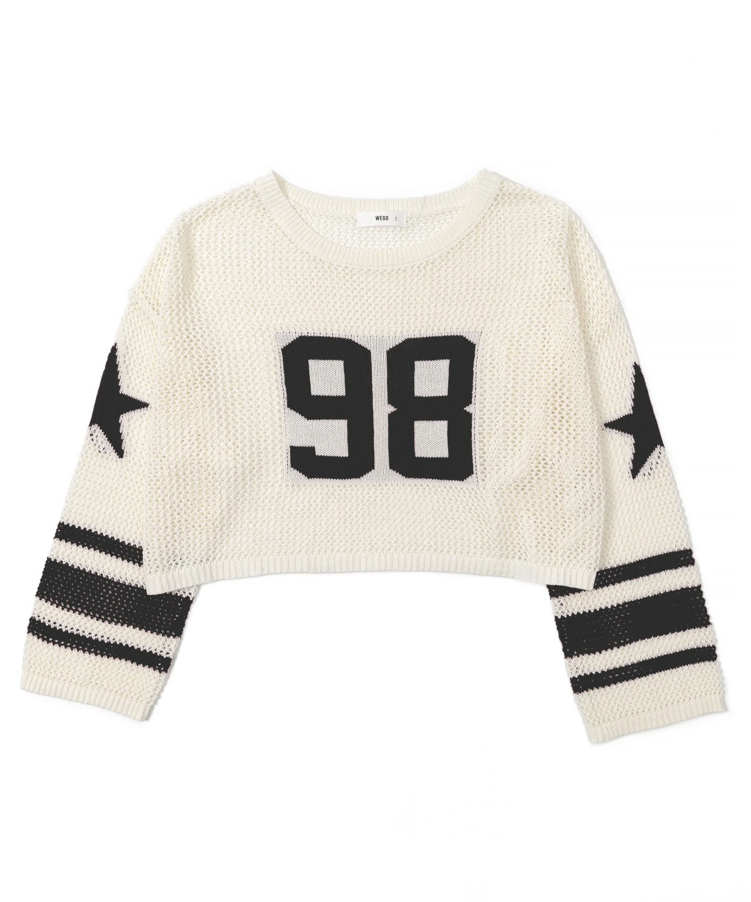 ナンバリングメッシュショートニット - Image 18