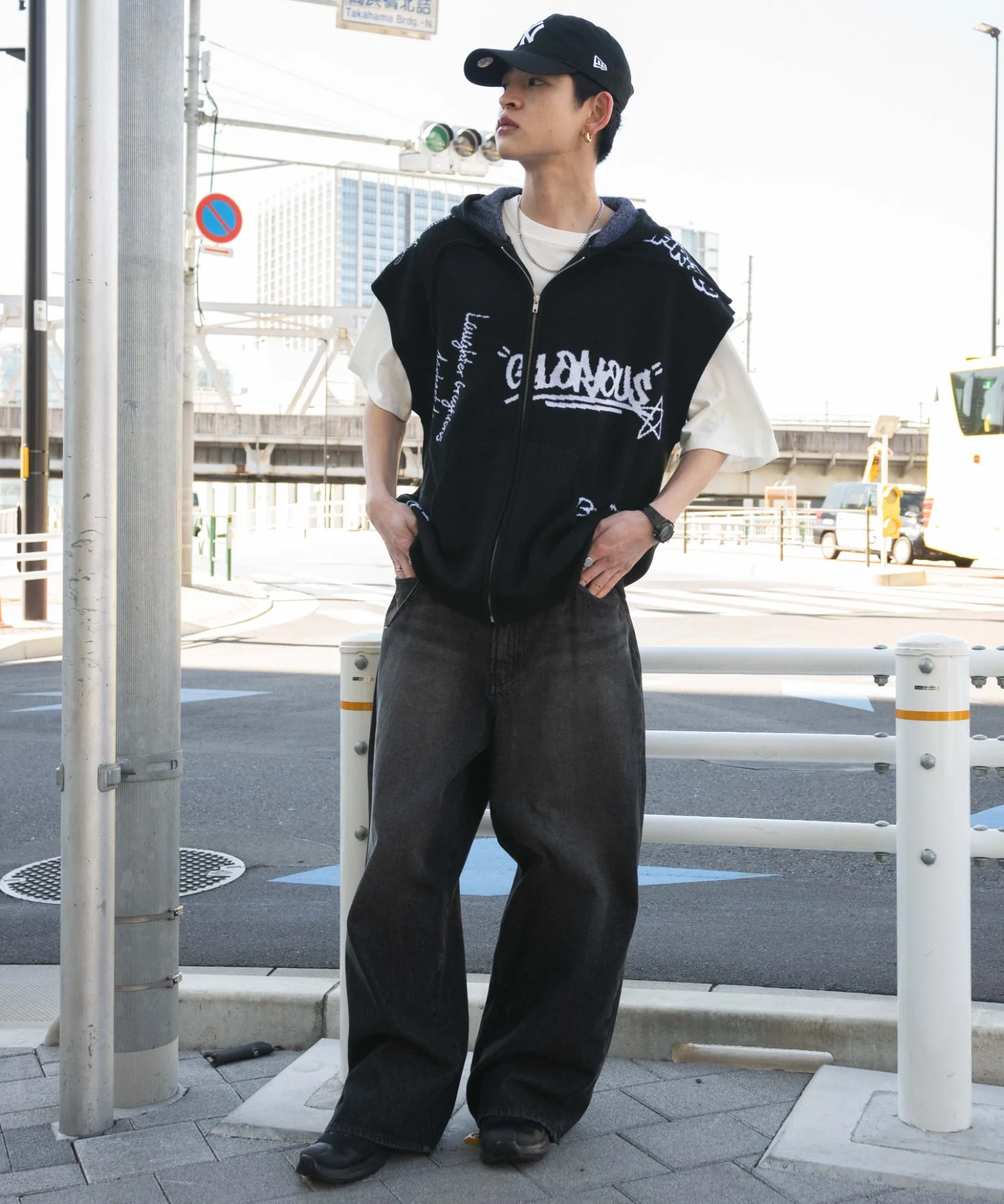 ジャガードノースリジップパーカー - Image 5