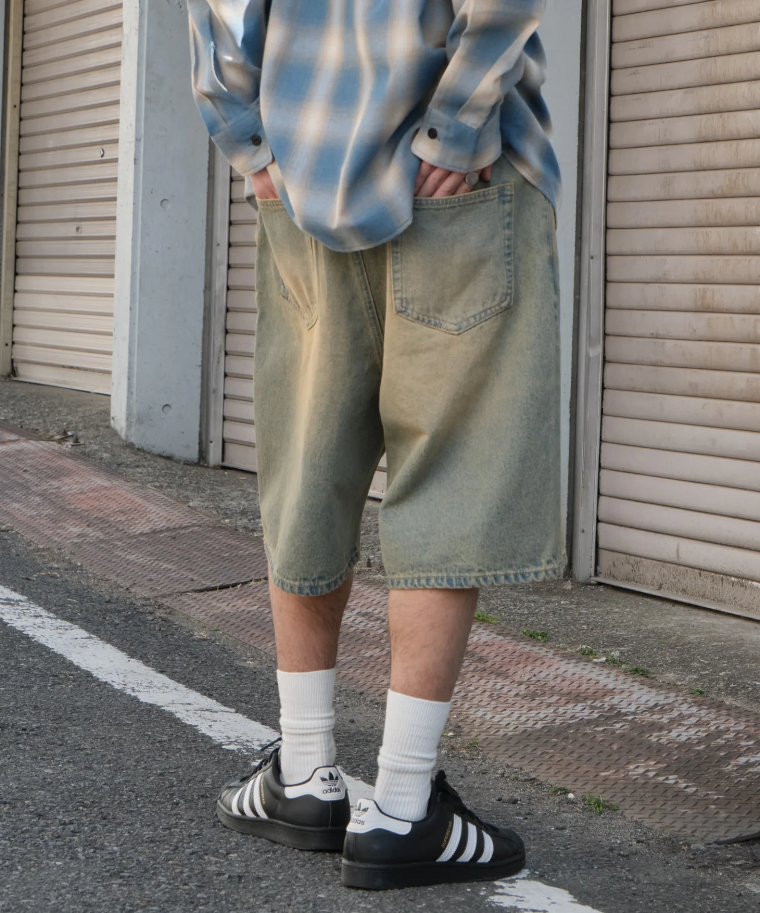 イージーバギーデニムショーツ - Image 16
