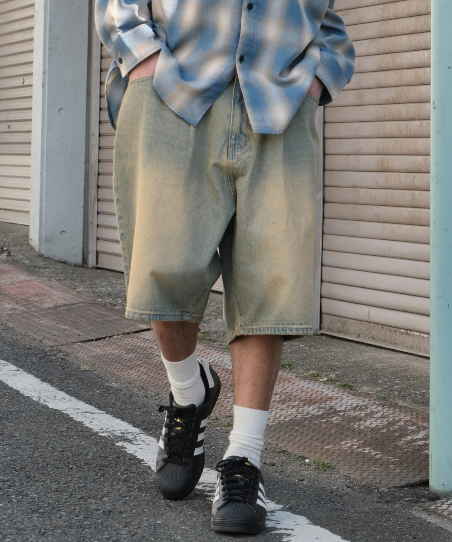 イージーバギーデニムショーツ - Image 18