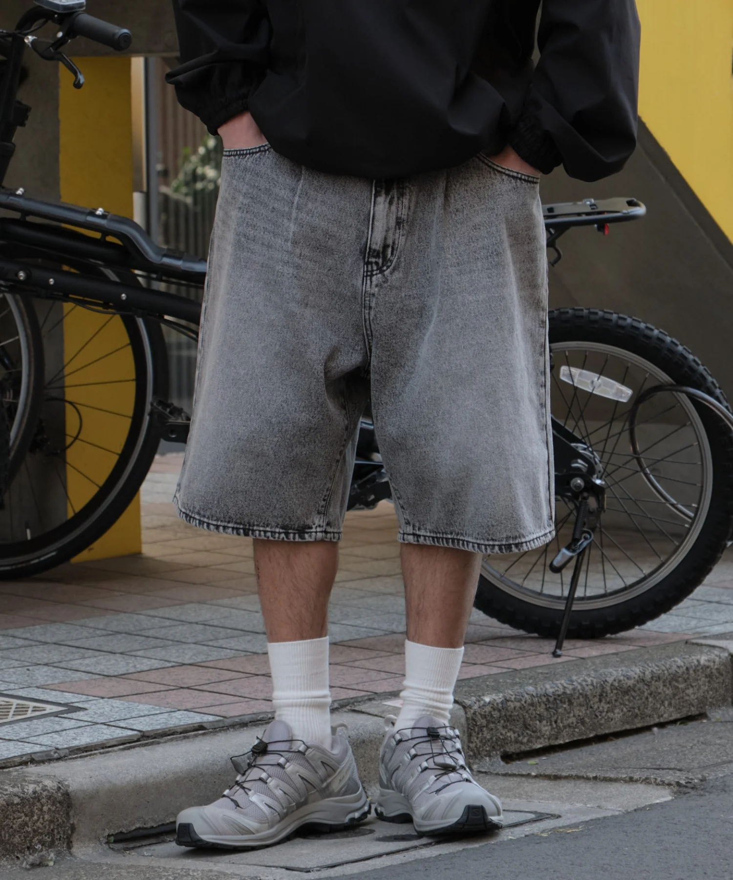 イージーバギーデニムショーツ - Image 4