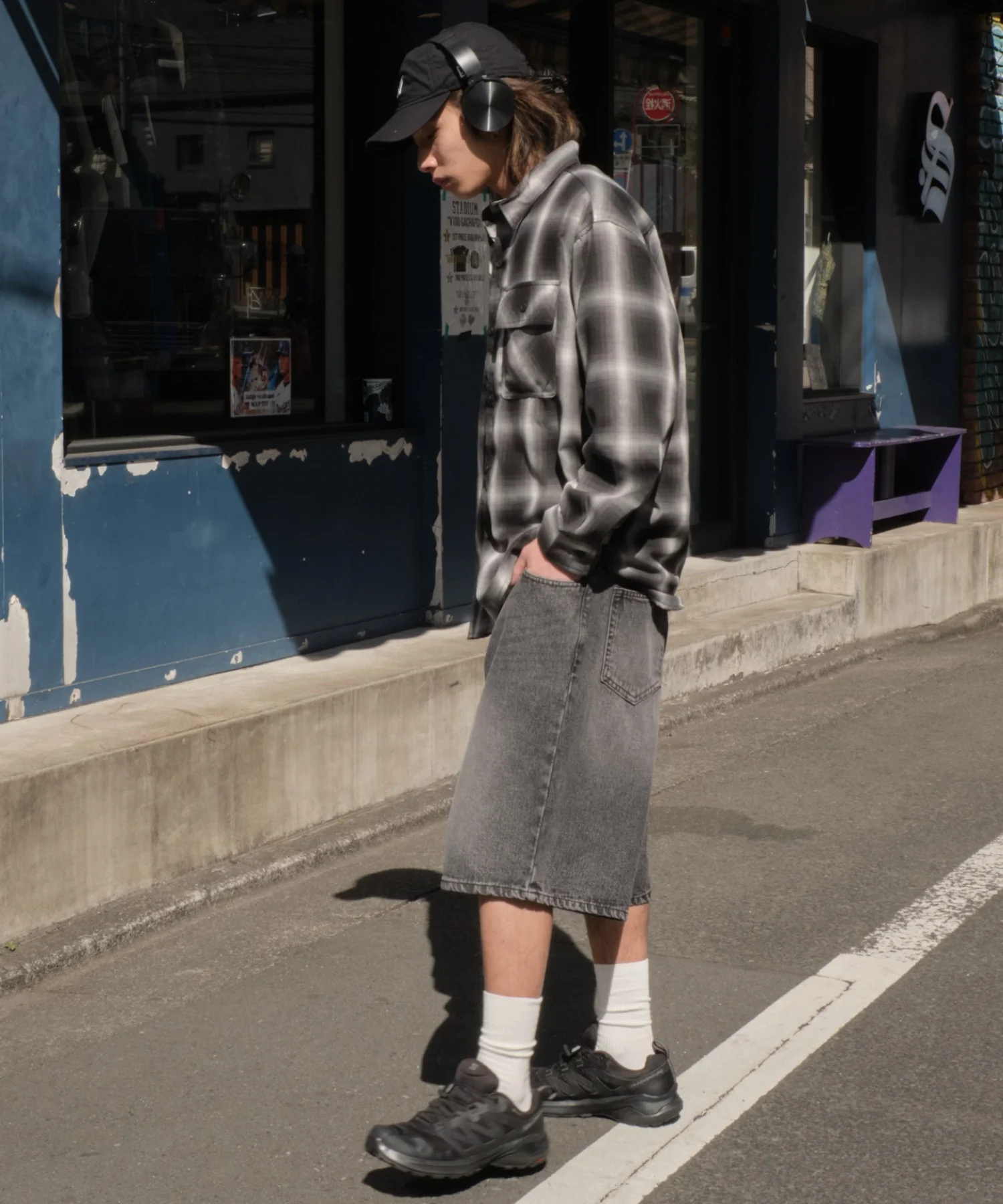 イージーバギーデニムショーツ - Image 7
