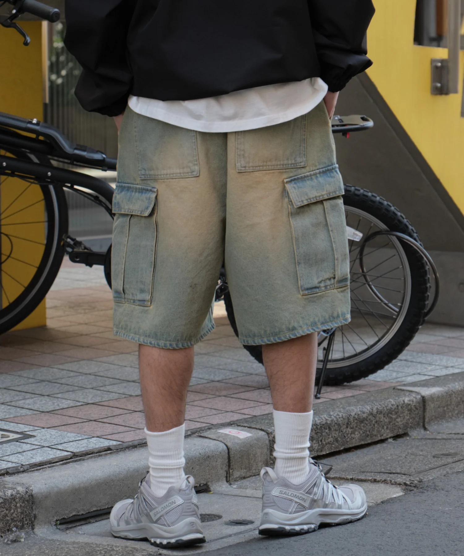 イージーバギーデニムカーゴショーツ - Image 17