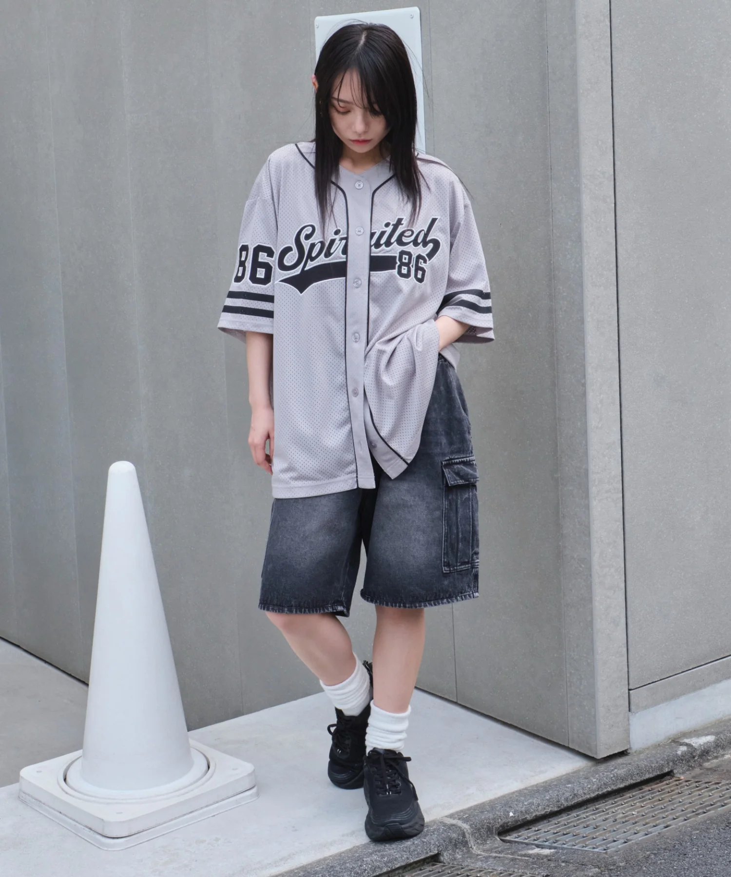 イージーバギーデニムカーゴショーツ - Image 7