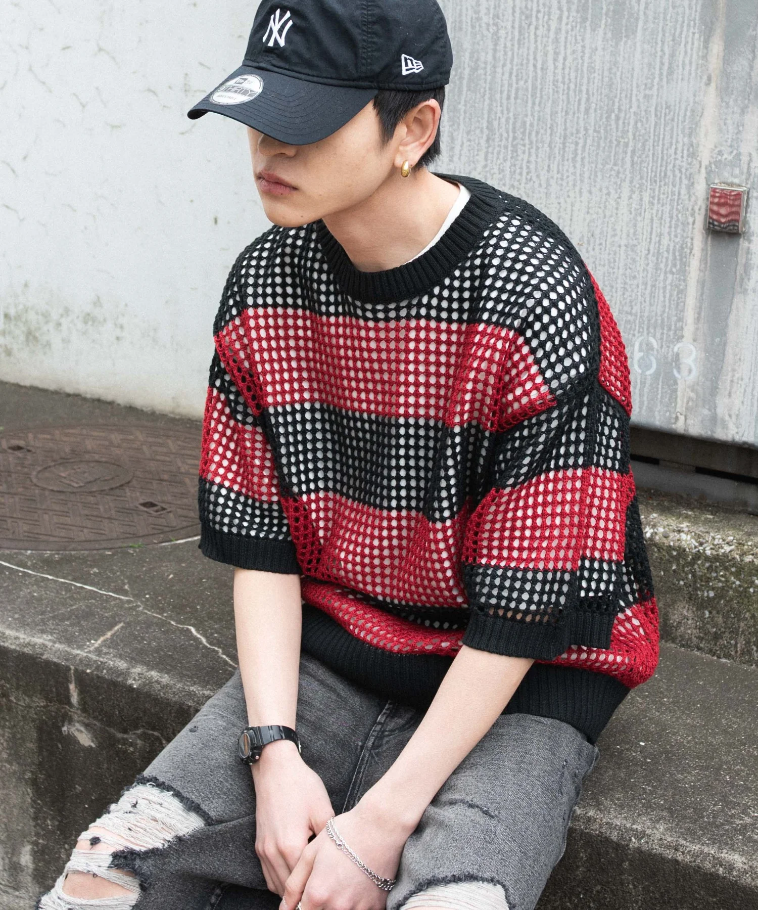 アンサンブルメッシュニットプルオーバー（SS） - Image 14