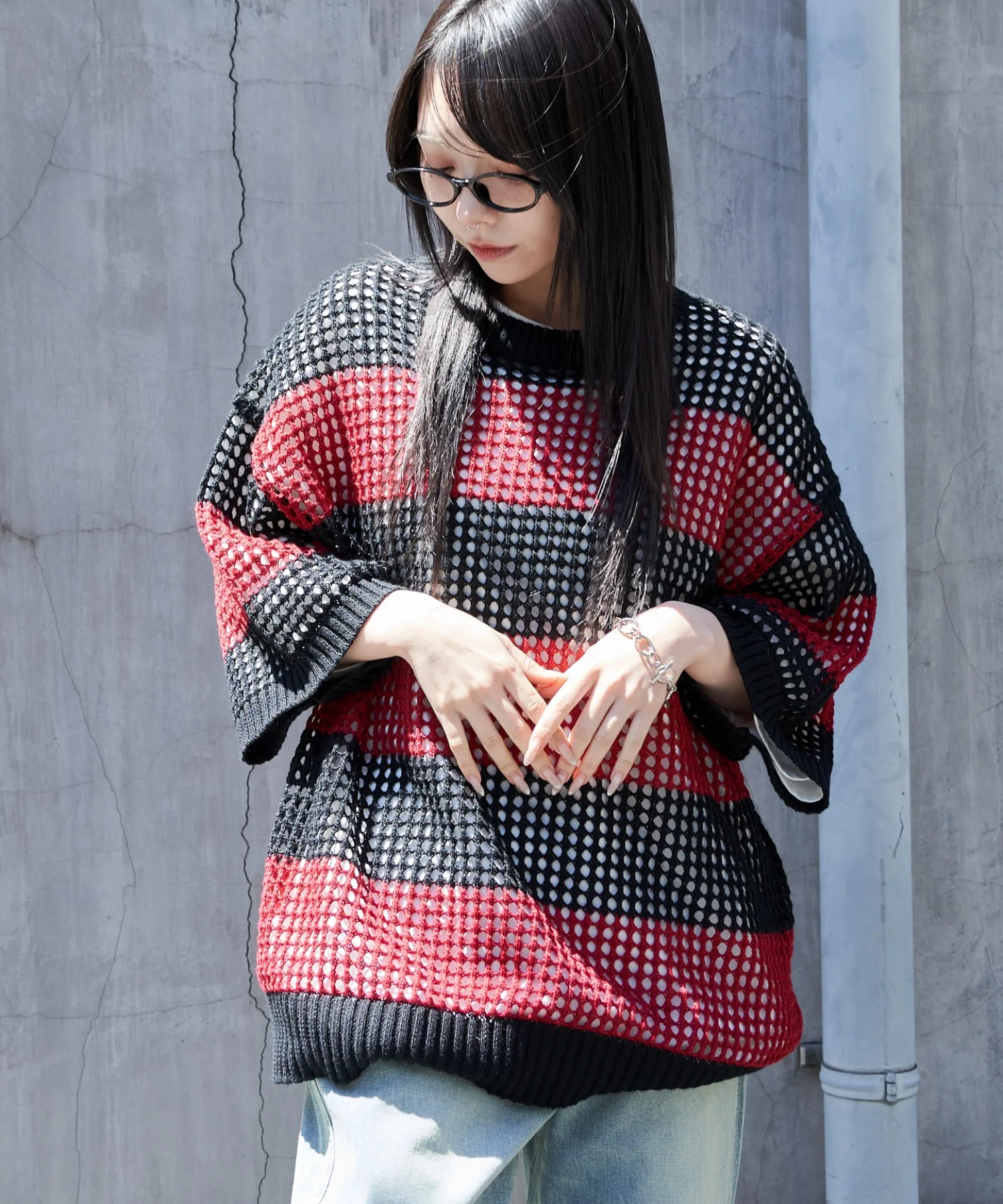 アンサンブルメッシュニットプルオーバー（SS） - Image 17