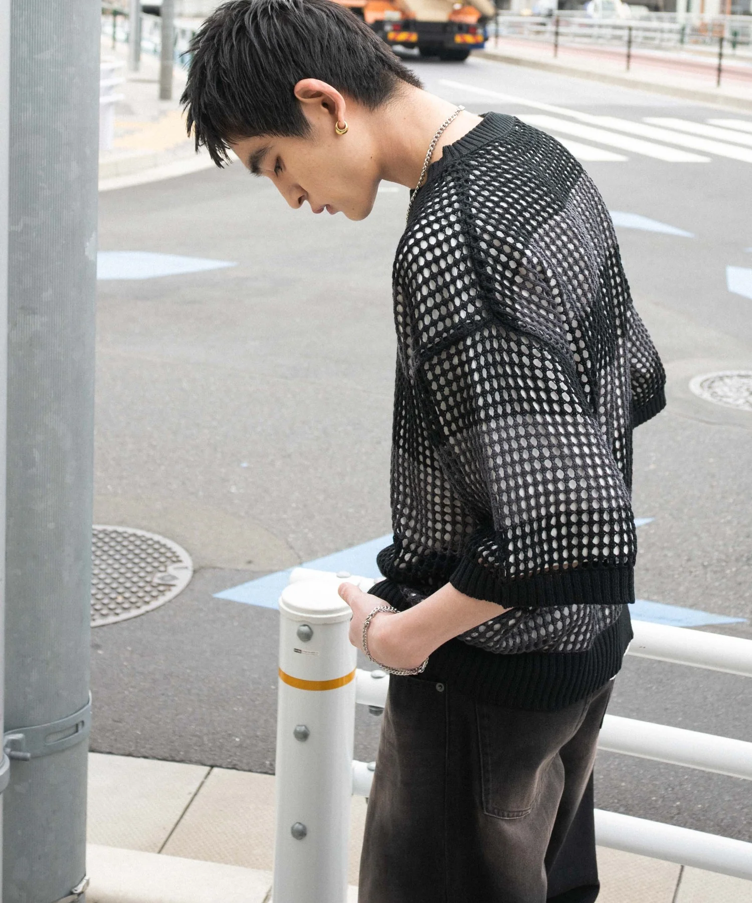 アンサンブルメッシュニットプルオーバー（SS） - Image 22