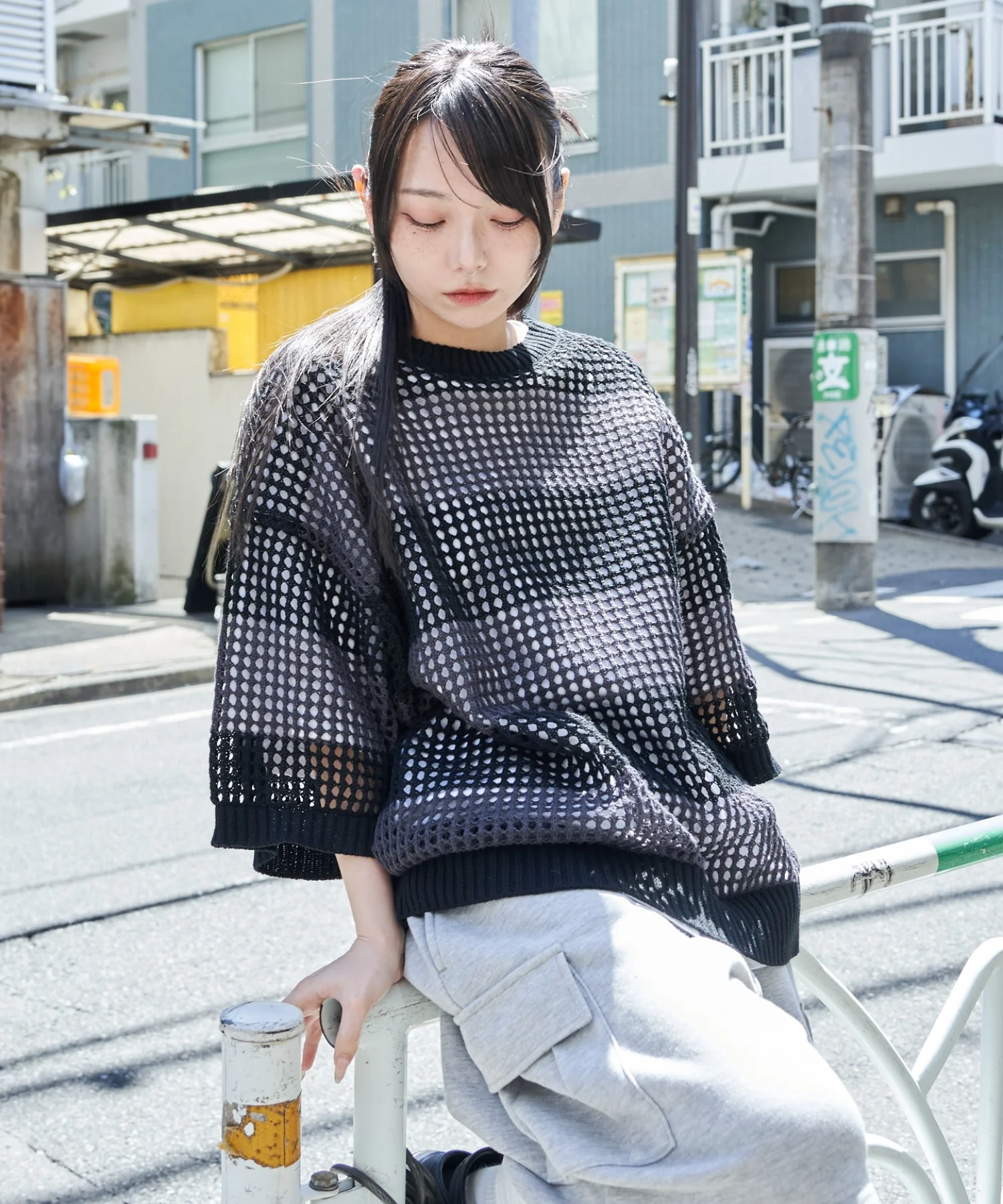 アンサンブルメッシュニットプルオーバー（SS） - Image 27
