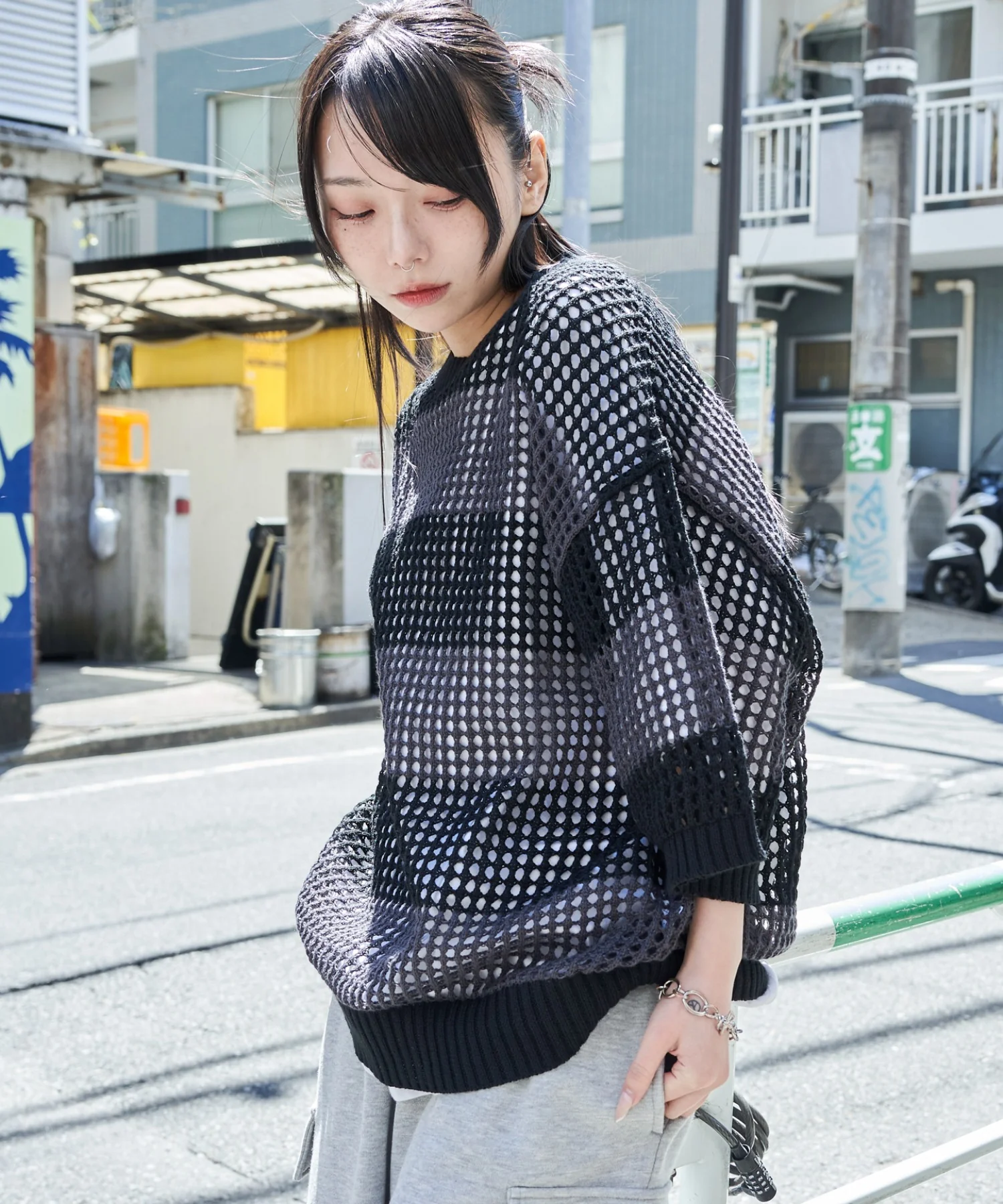 アンサンブルメッシュニットプルオーバー（SS） - Image 28