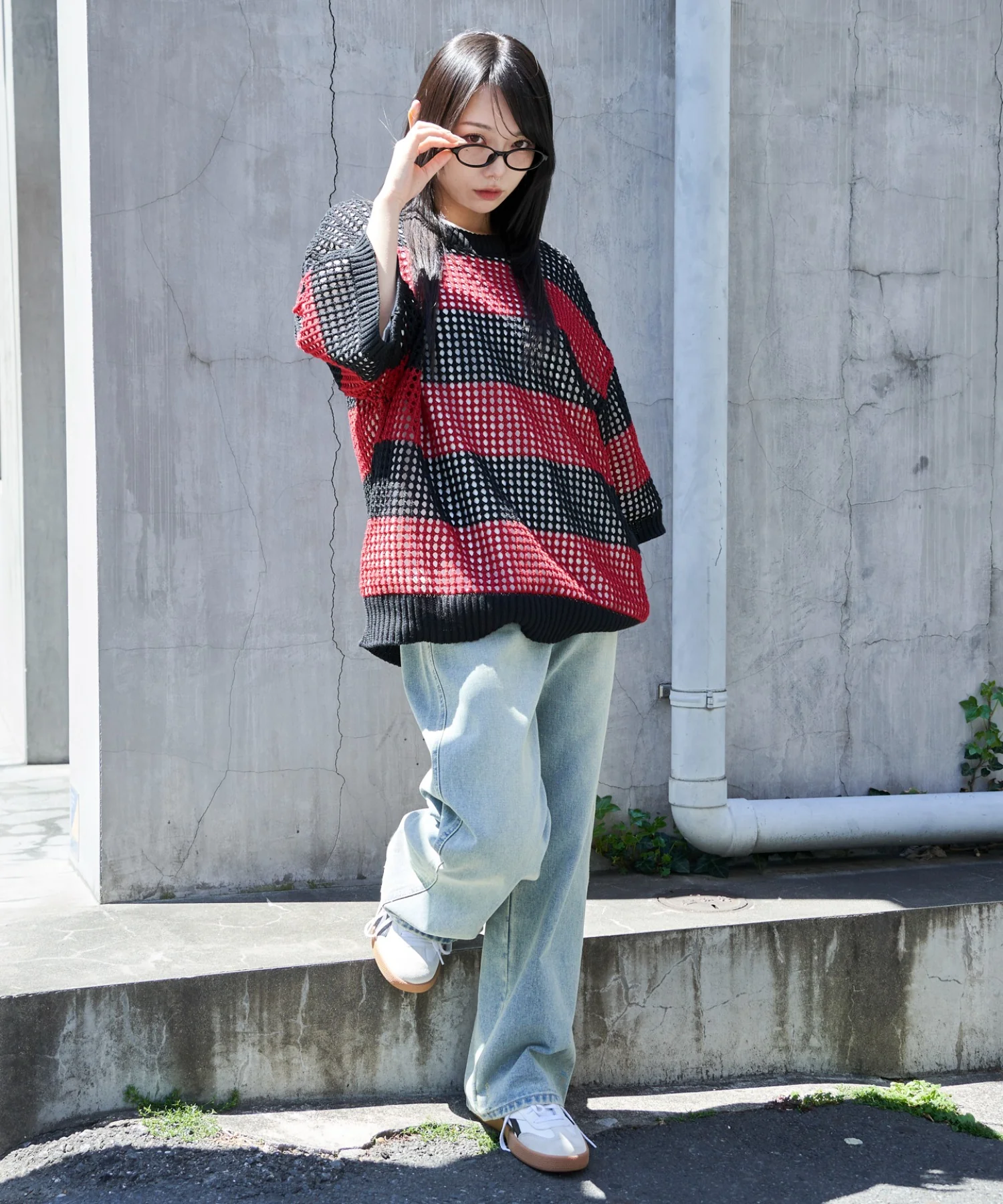 アンサンブルメッシュニットプルオーバー（SS） - Image 4