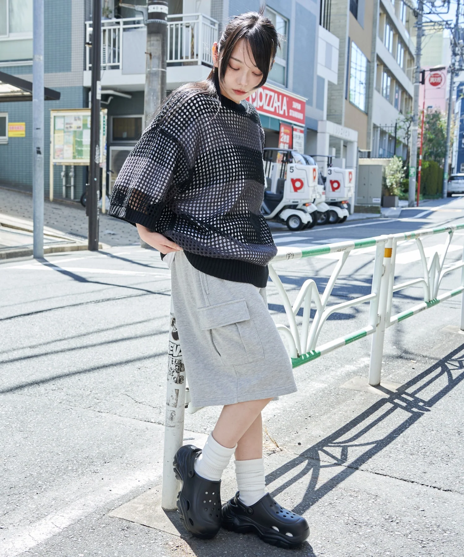 アンサンブルメッシュニットプルオーバー（SS） - Image 6
