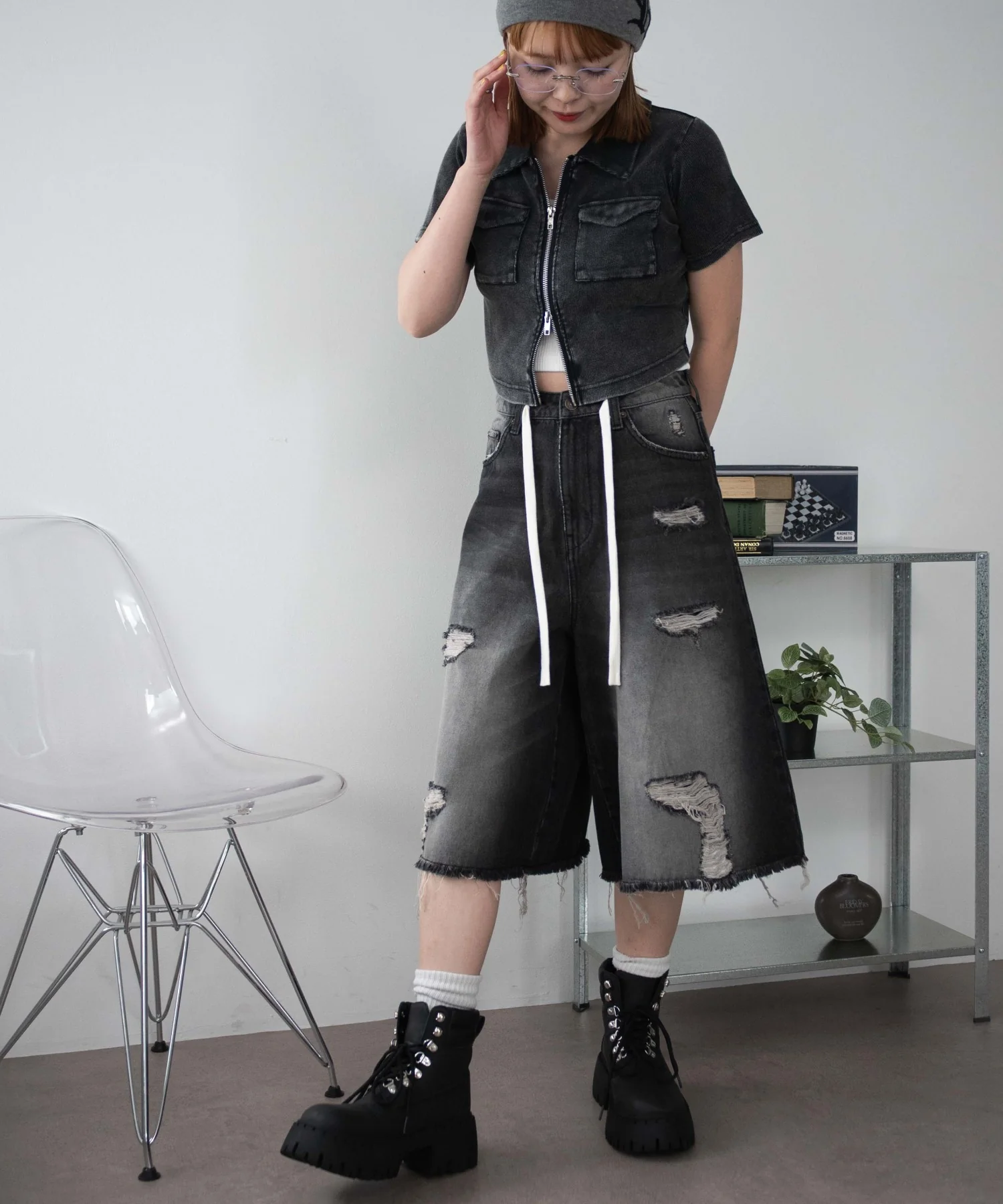 ポケットデザインWZIPトップス - Image 19