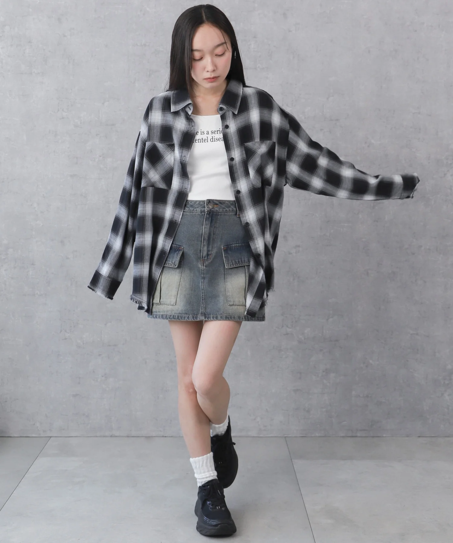 チェックBIGシャツ - Image 23
