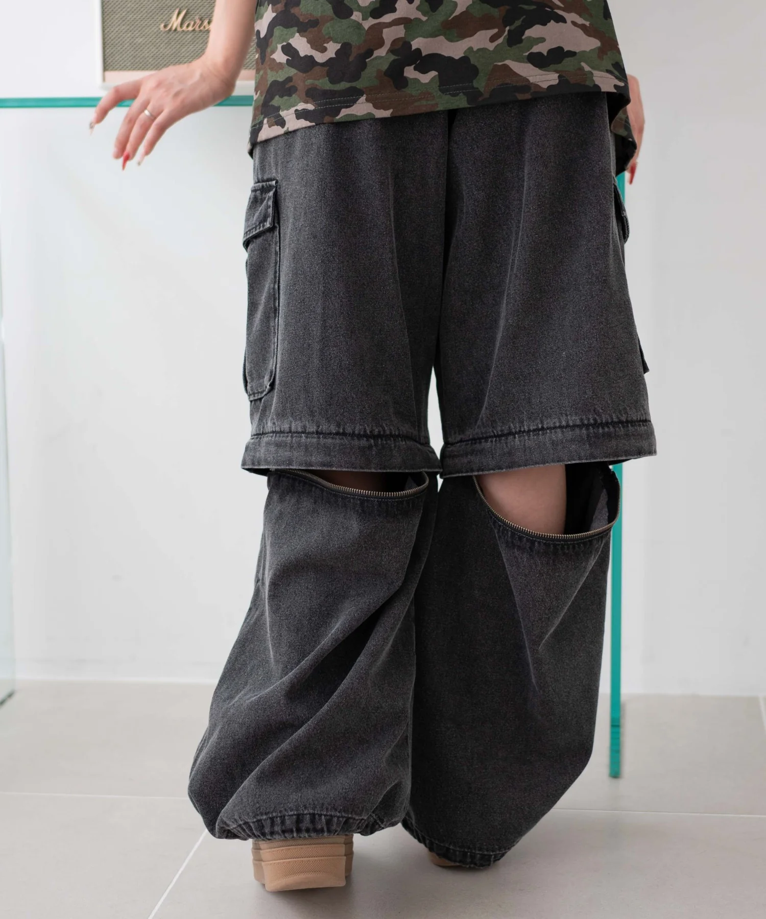 2WAYデニムカーゴパンツ - Image 17