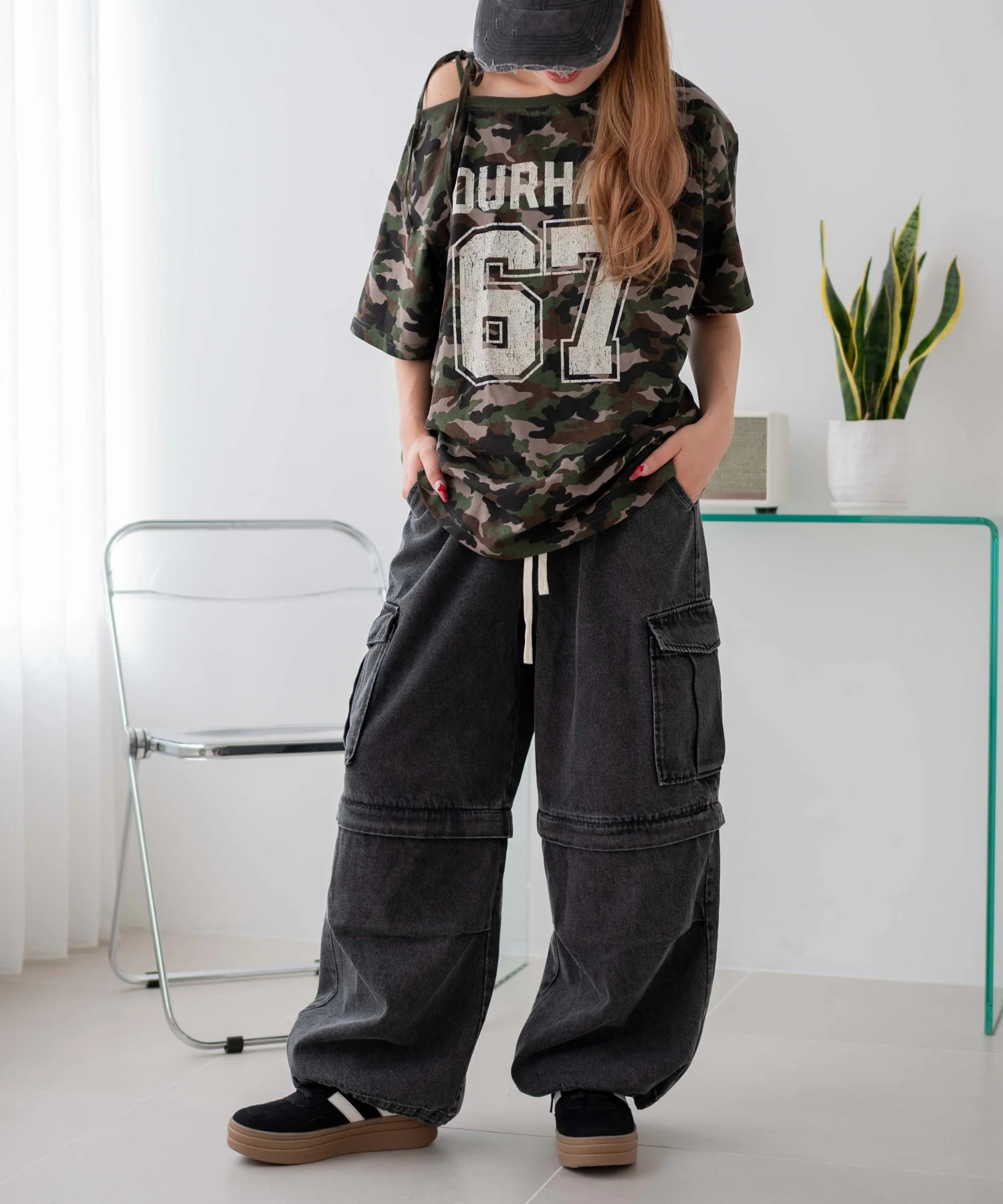 2WAYデニムカーゴパンツ - Image 19