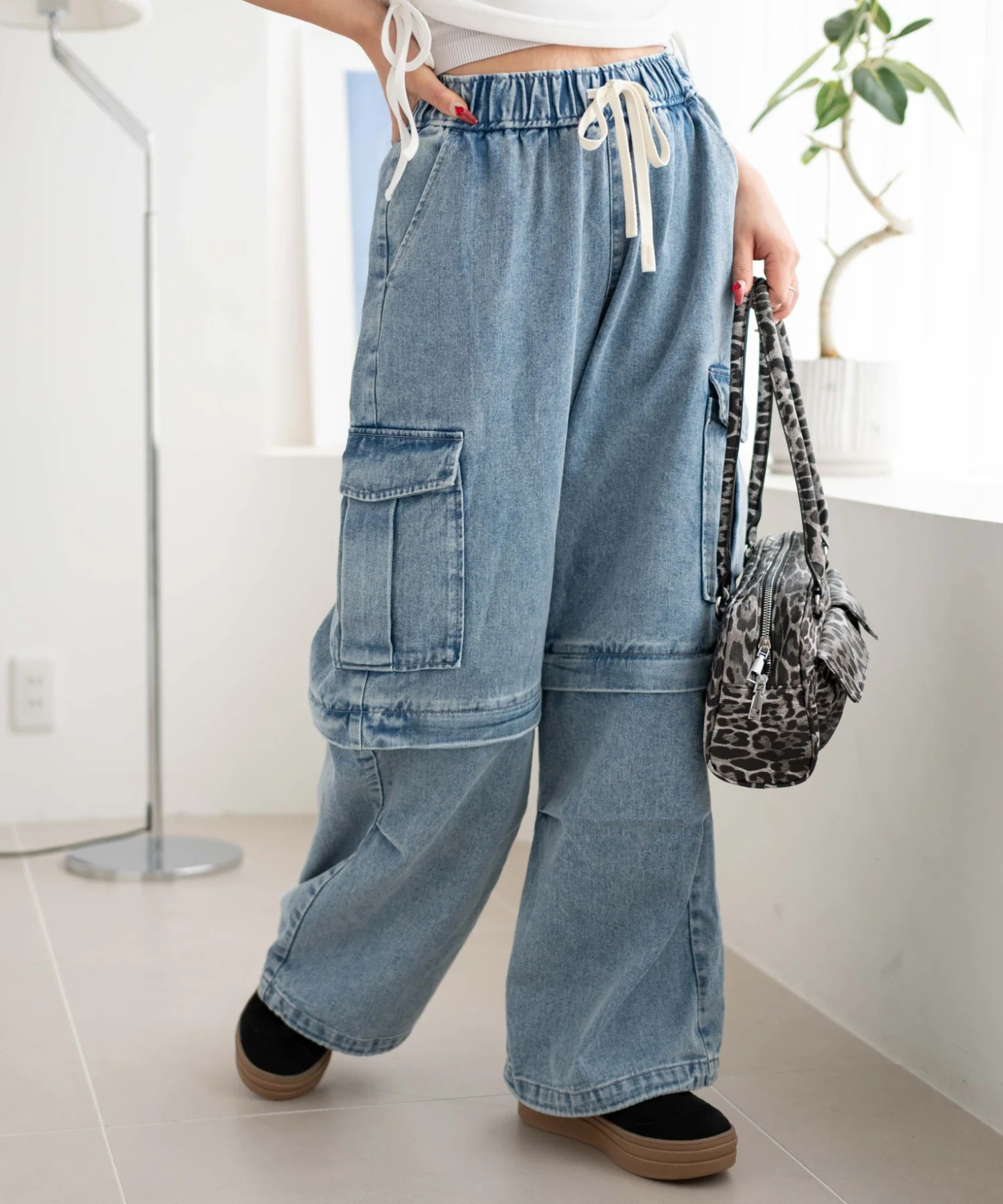 2WAYデニムカーゴパンツ - Image 22