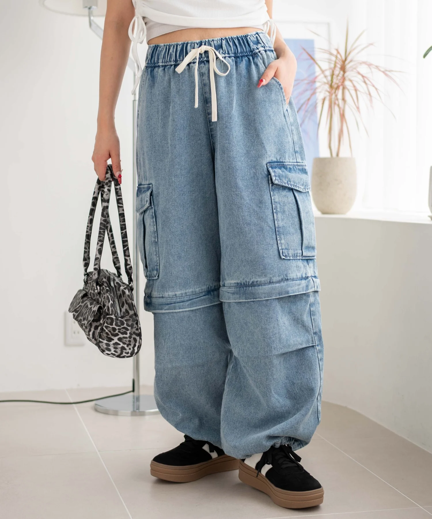 2WAYデニムカーゴパンツ - Image 24