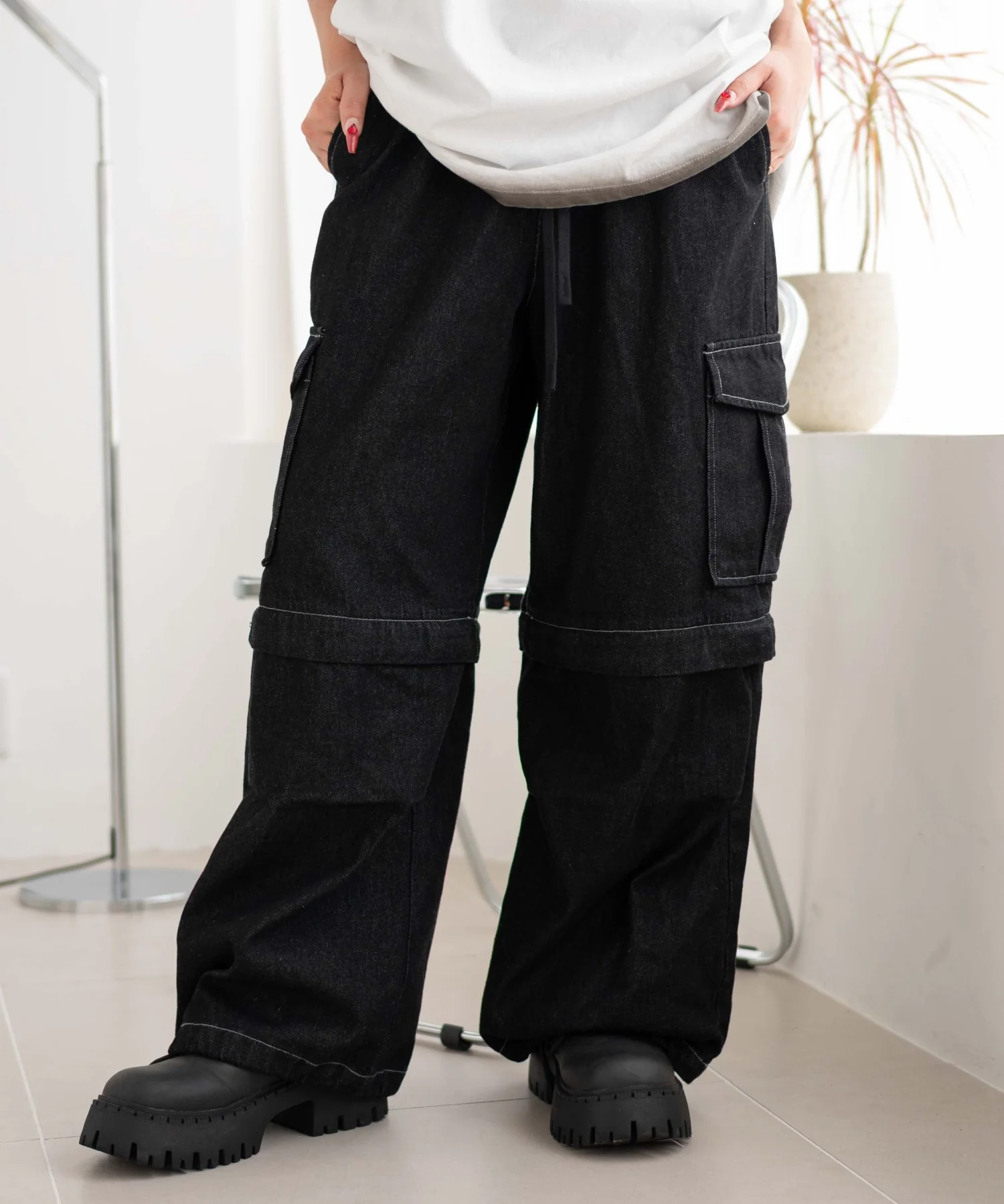 2WAYデニムカーゴパンツ - Image 30