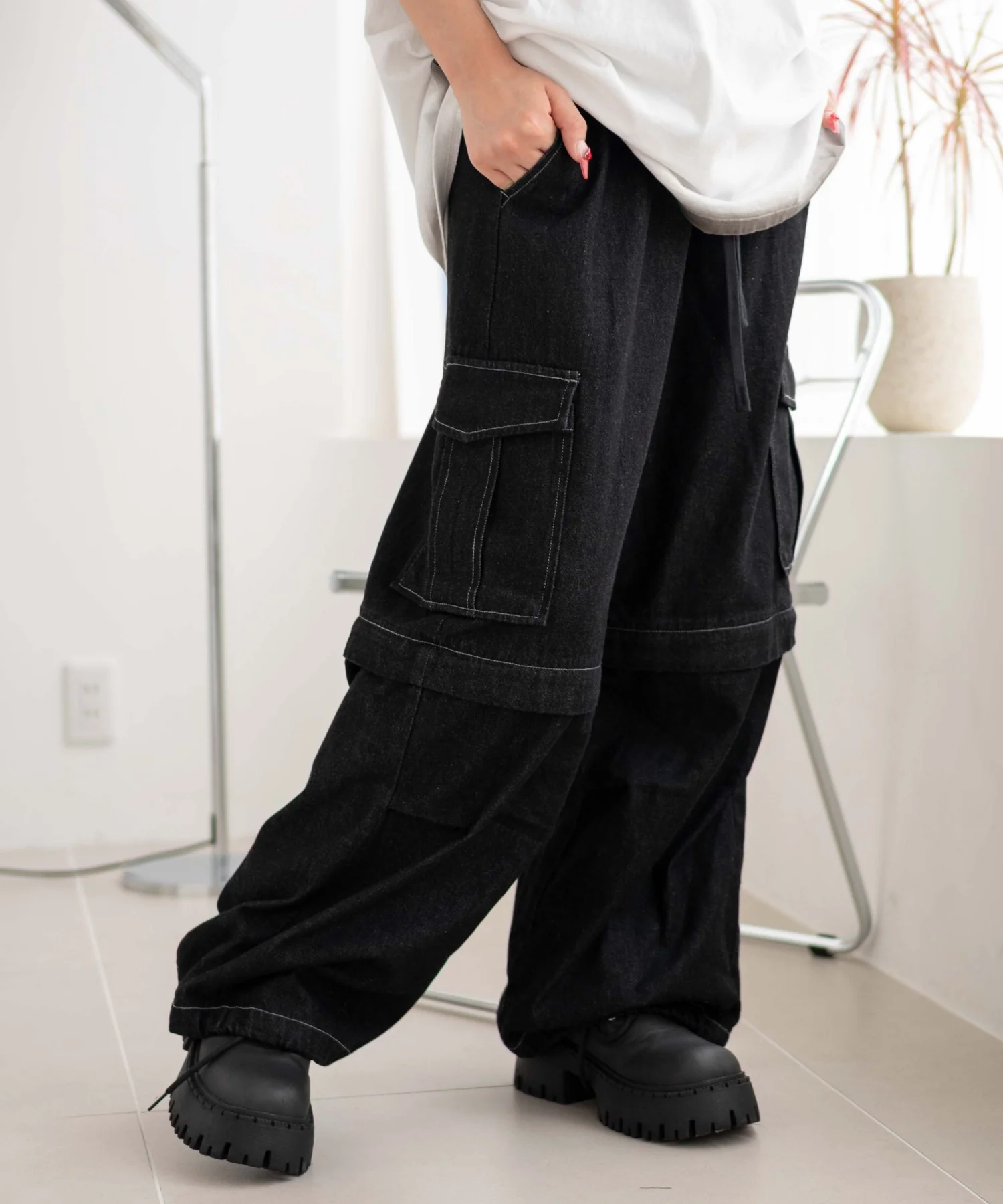 2WAYデニムカーゴパンツ - Image 31