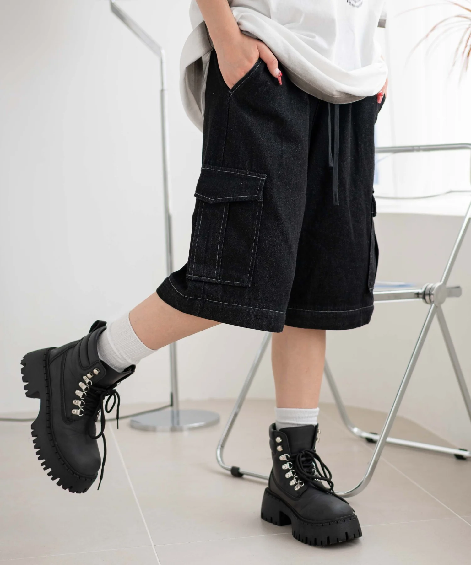 2WAYデニムカーゴパンツ - Image 32