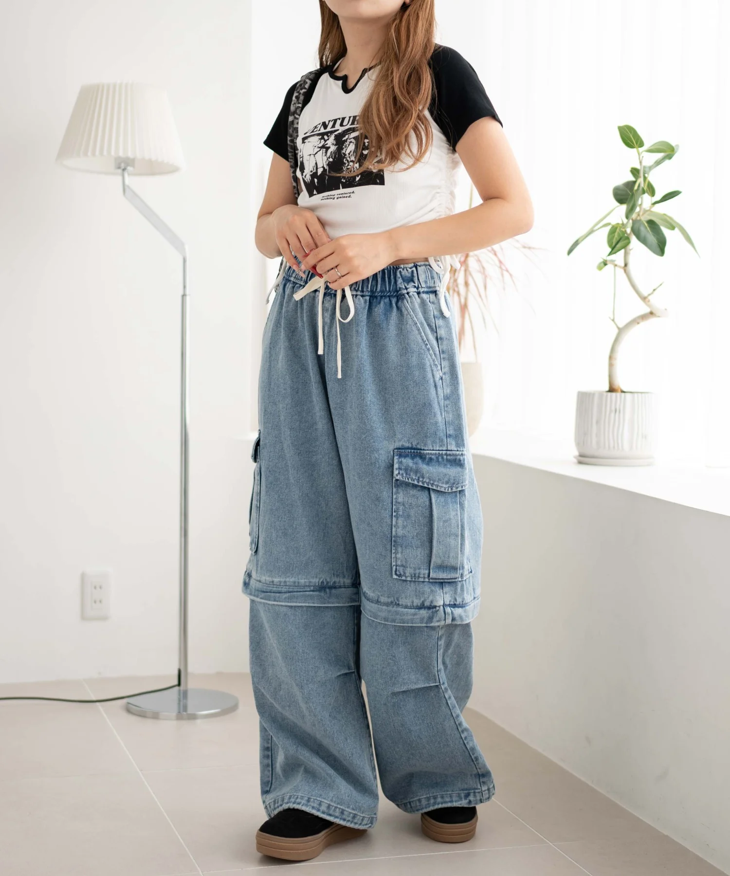 2WAYデニムカーゴパンツ - Image 6