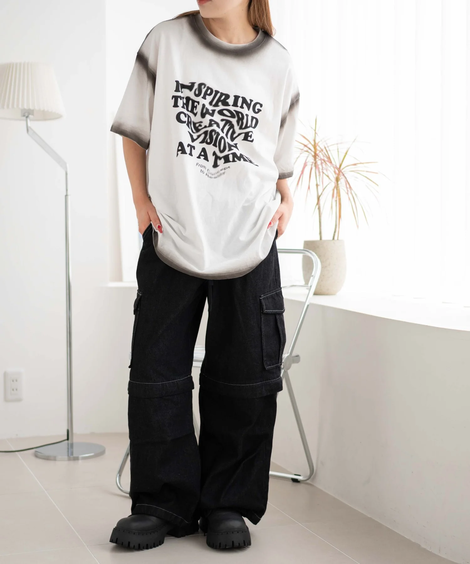 2WAYデニムカーゴパンツ - Image 8