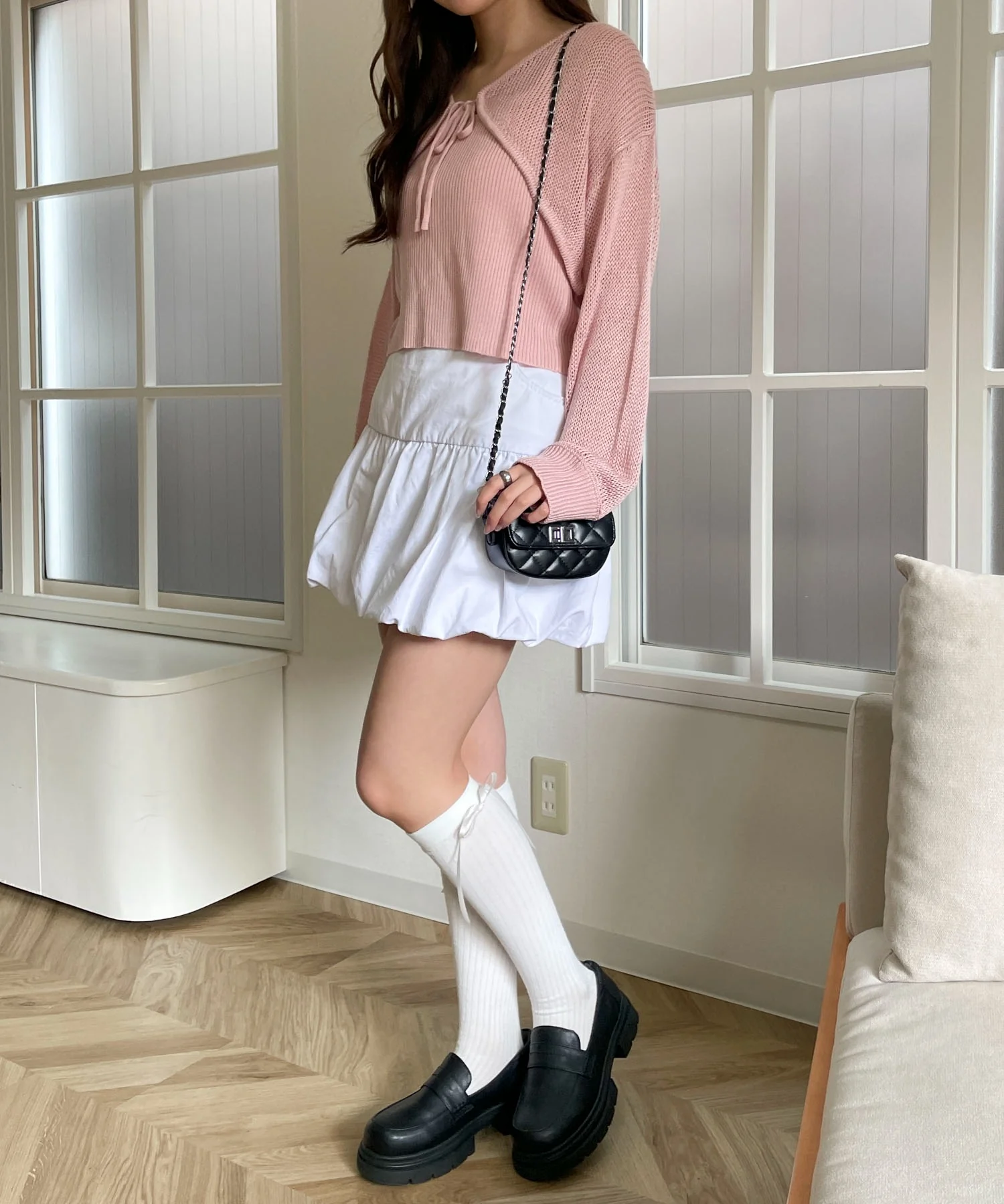 アンサンブルメッシュリボンカーディガン - Image 17