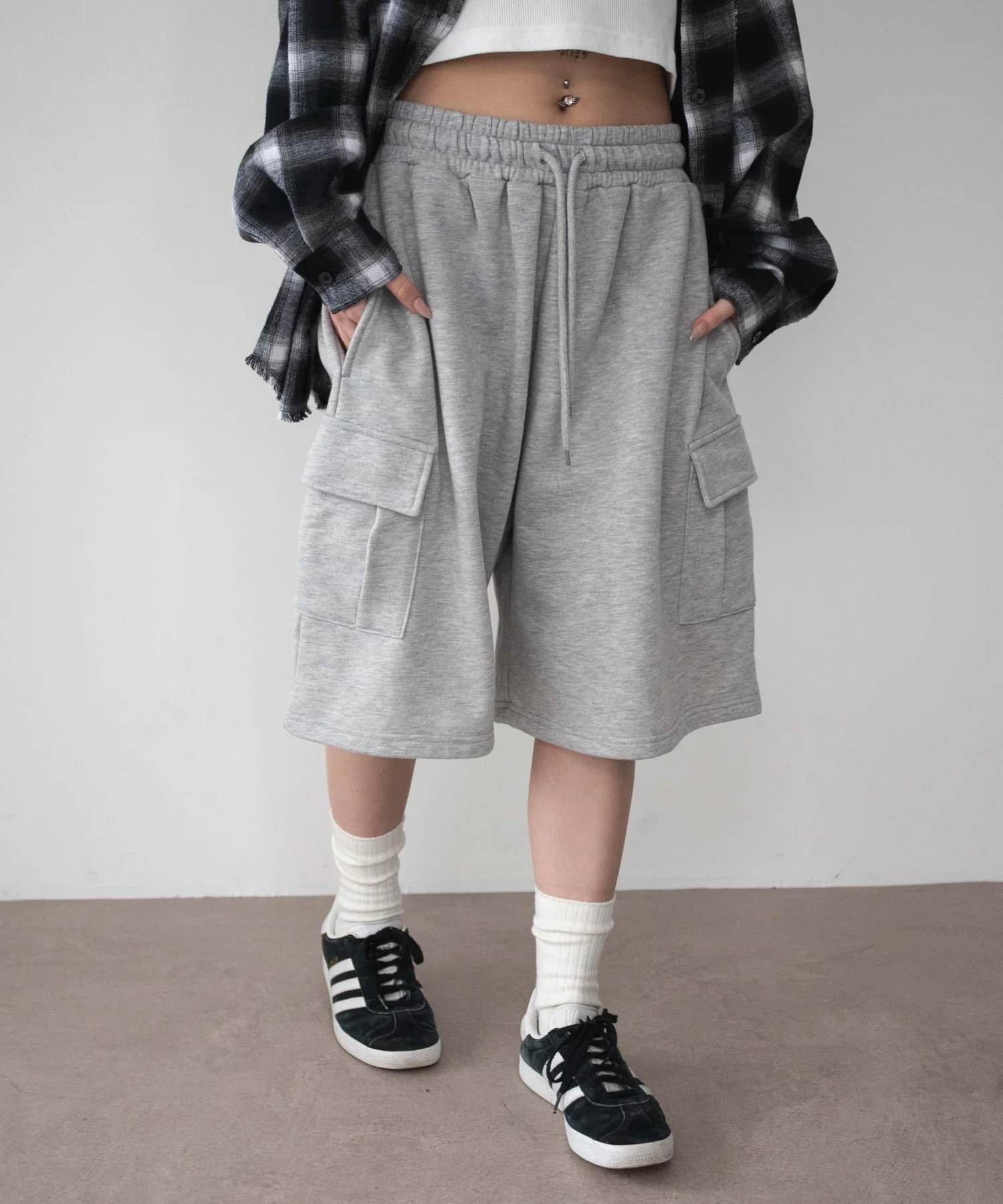 スウェットカーゴハーフパンツ - Image 4