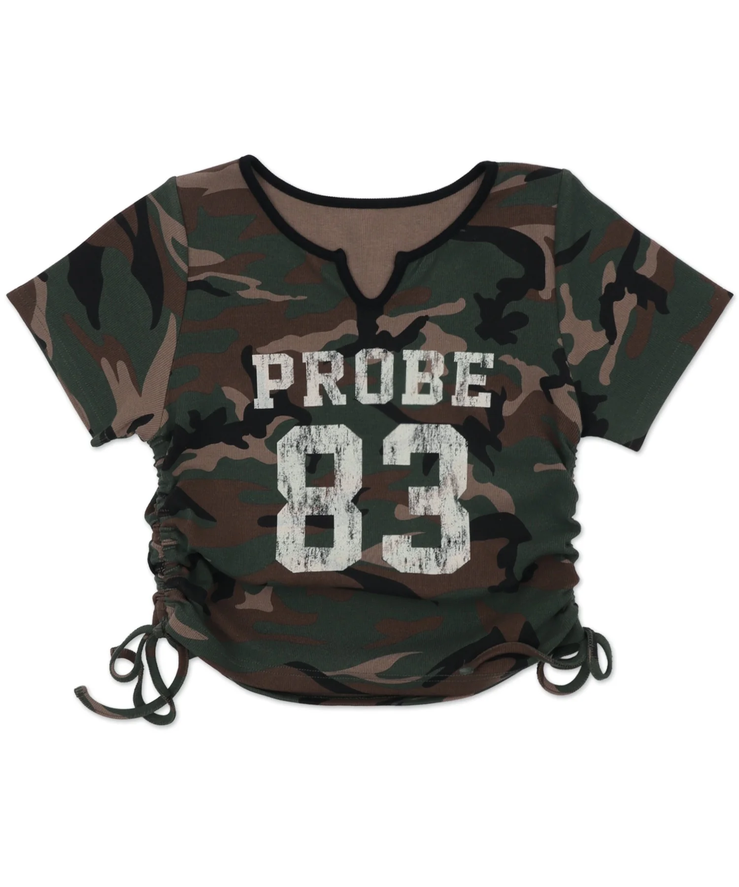 キーネックサイドレースアップちびT - Image 52
