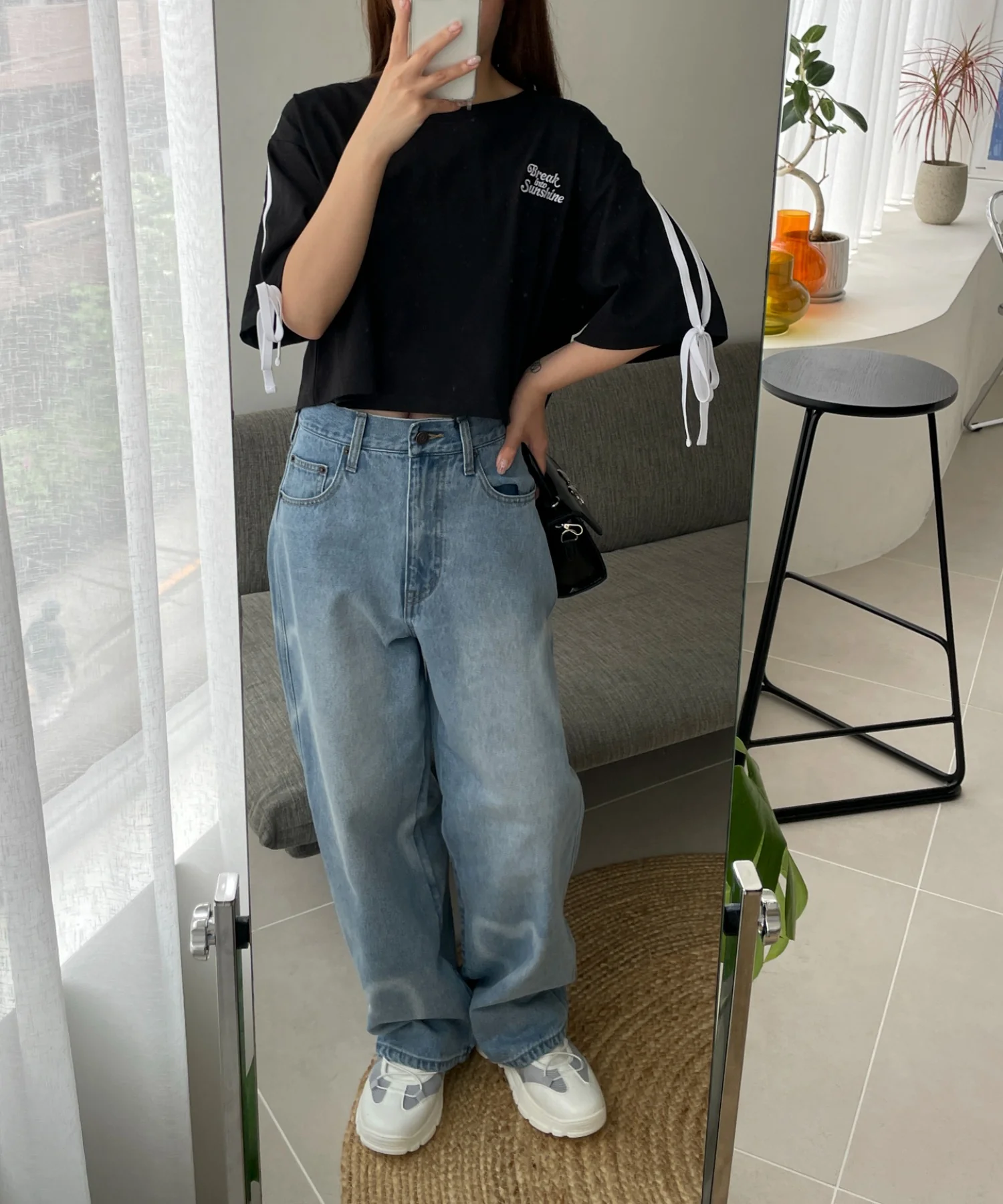 2ラインリボングラフィックショートT - Image 15