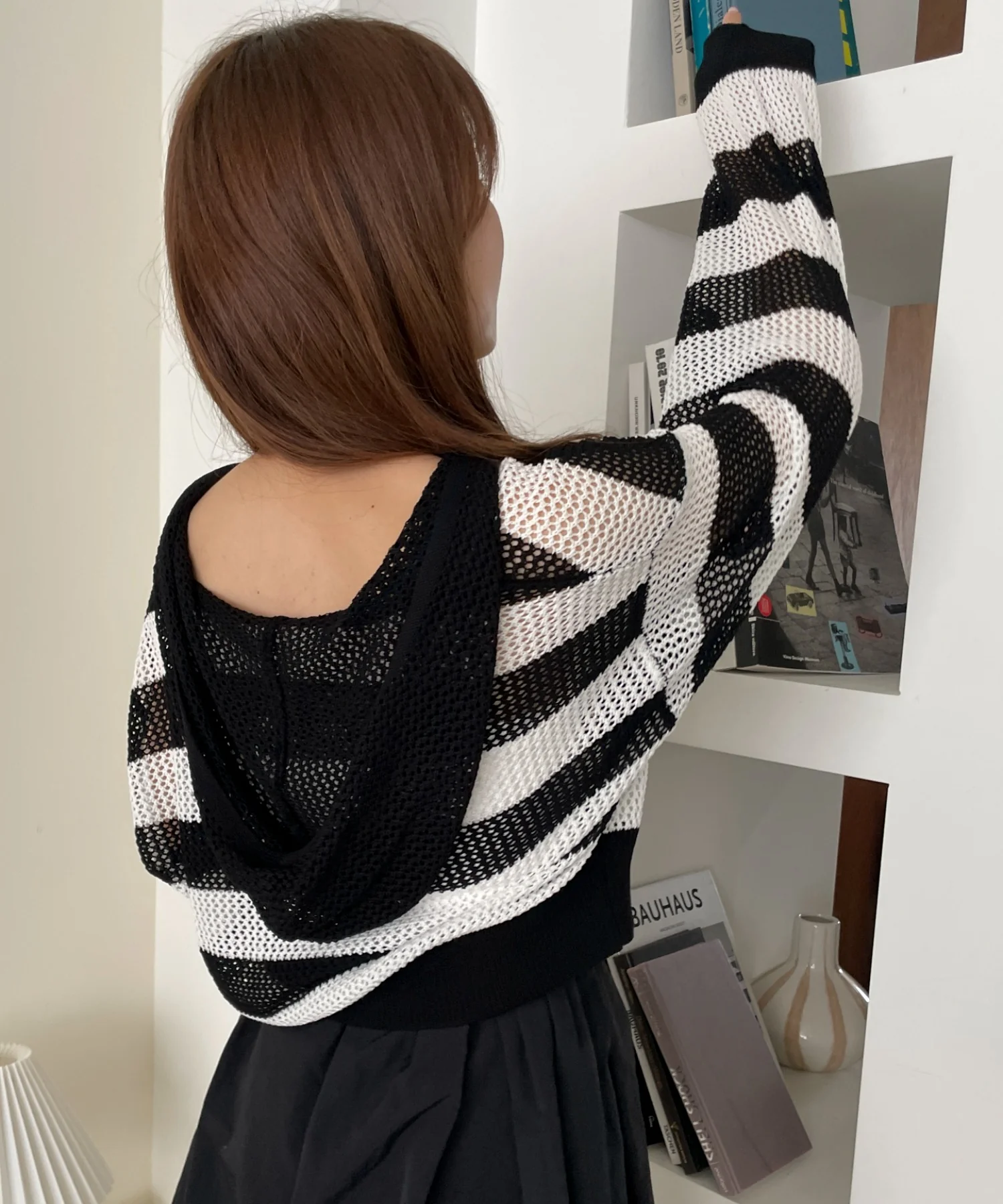 メッシュニットショートパーカー - Image 11