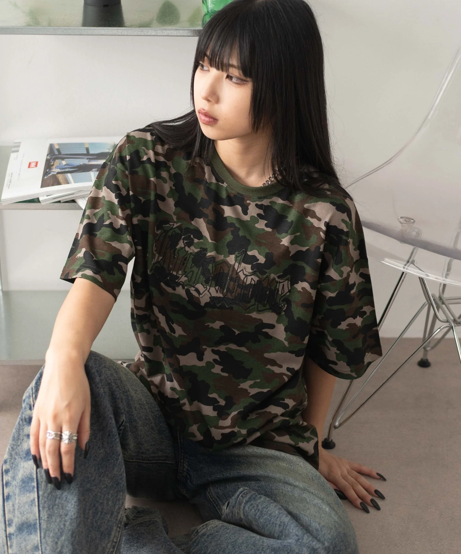 ヴィンテージウォッシュグラフィックビッグT - Image 3