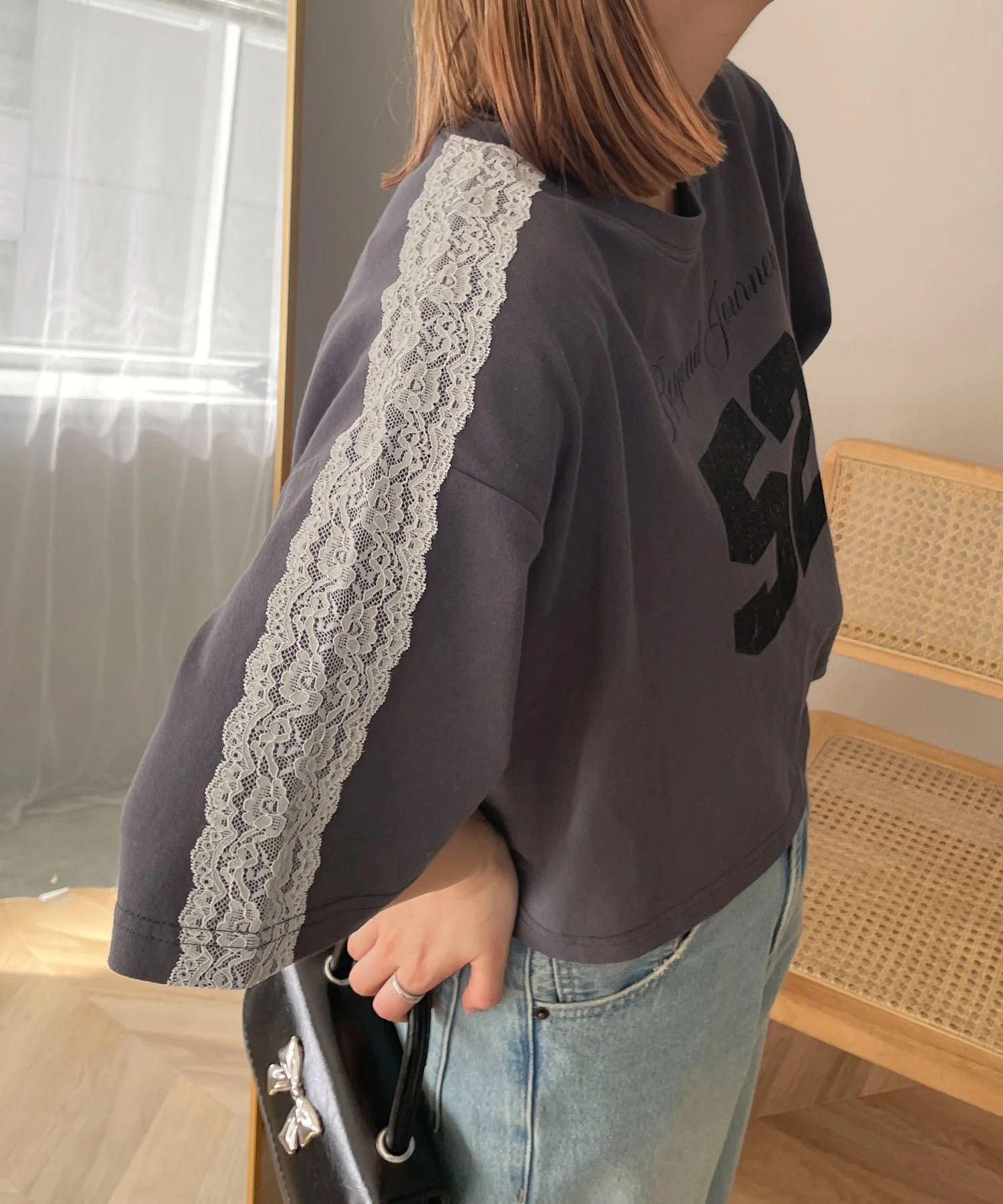 レースショルダーショートT - Image 13