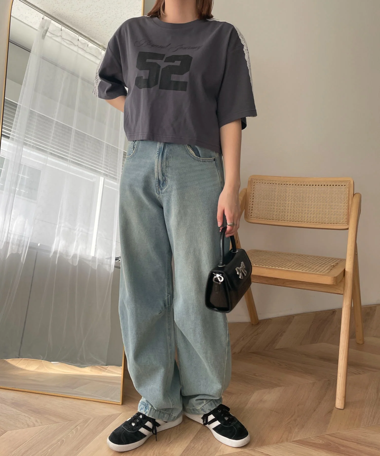 レースショルダーショートT - Image 4