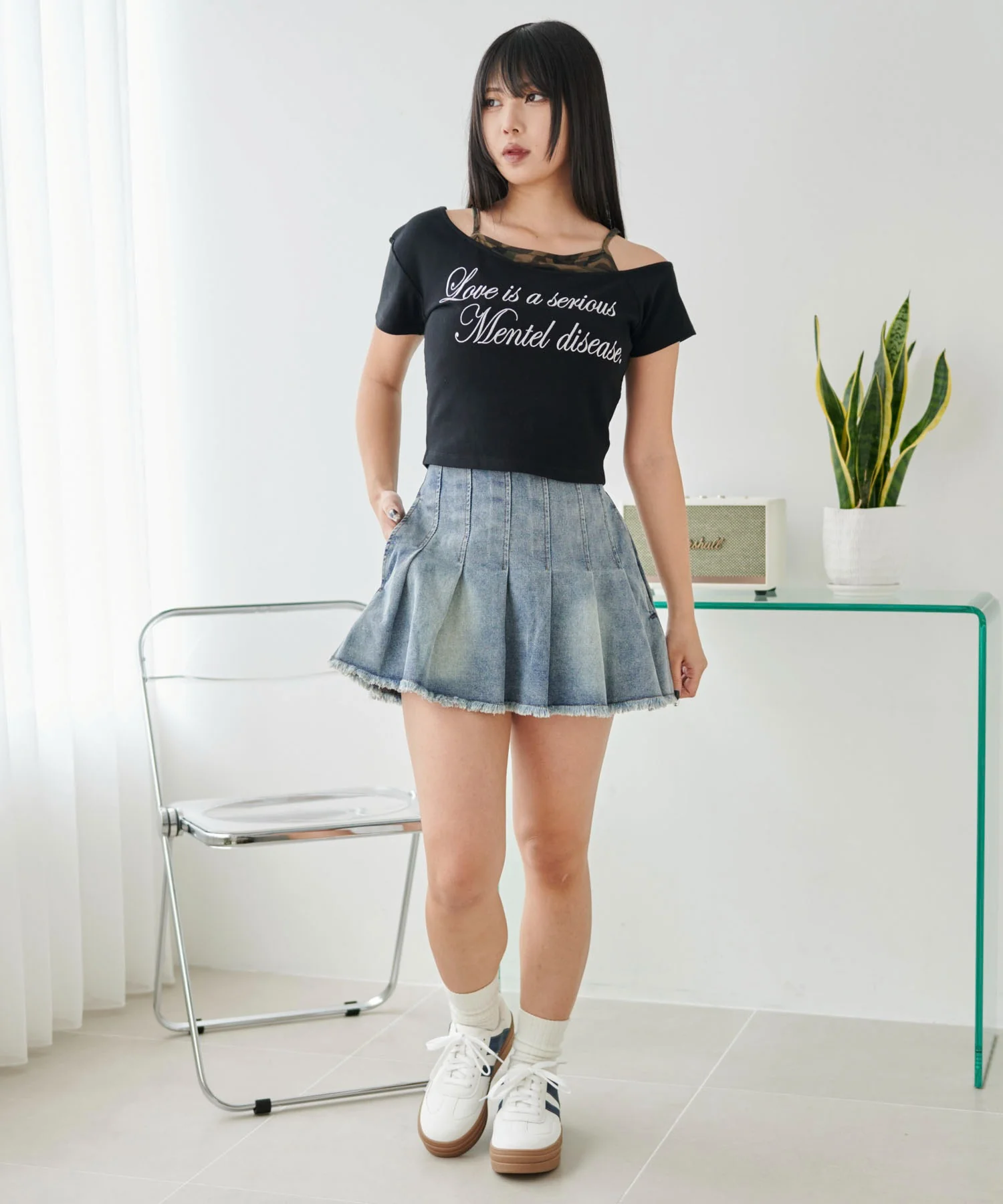 ドッキングオフショルデザインちびT - Image 13