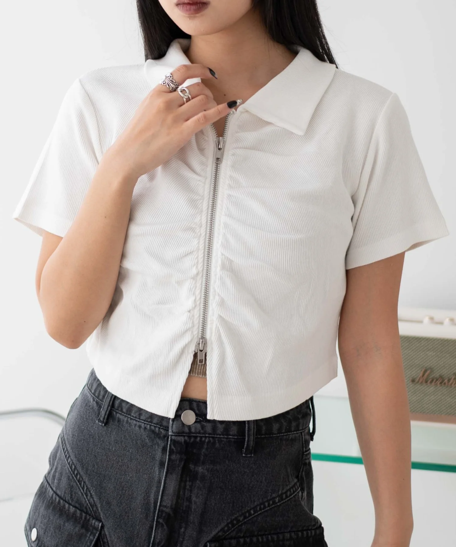 WZIPギャザートップス - Image 15