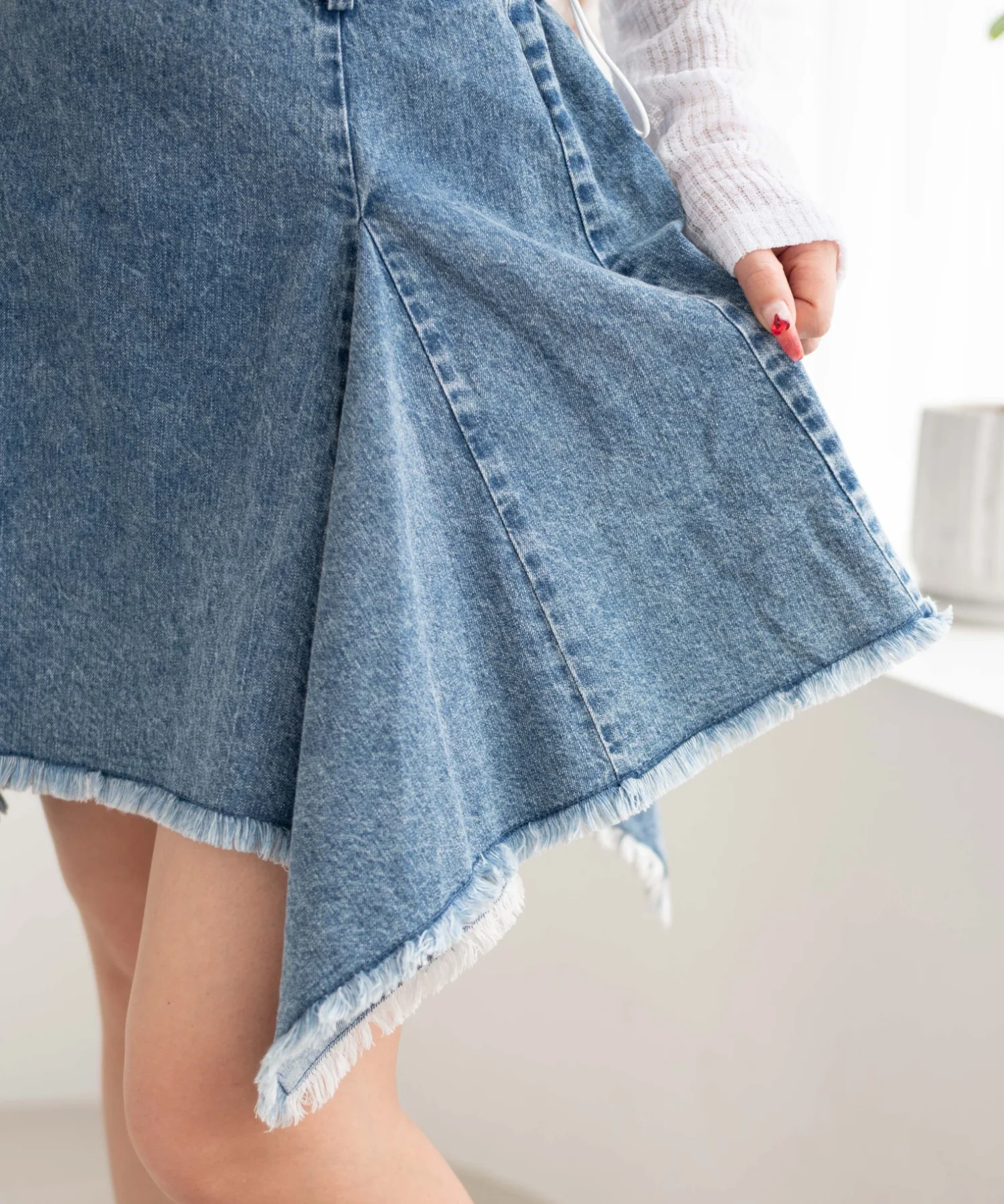 イレヘムデニムミニスカート - Image 6