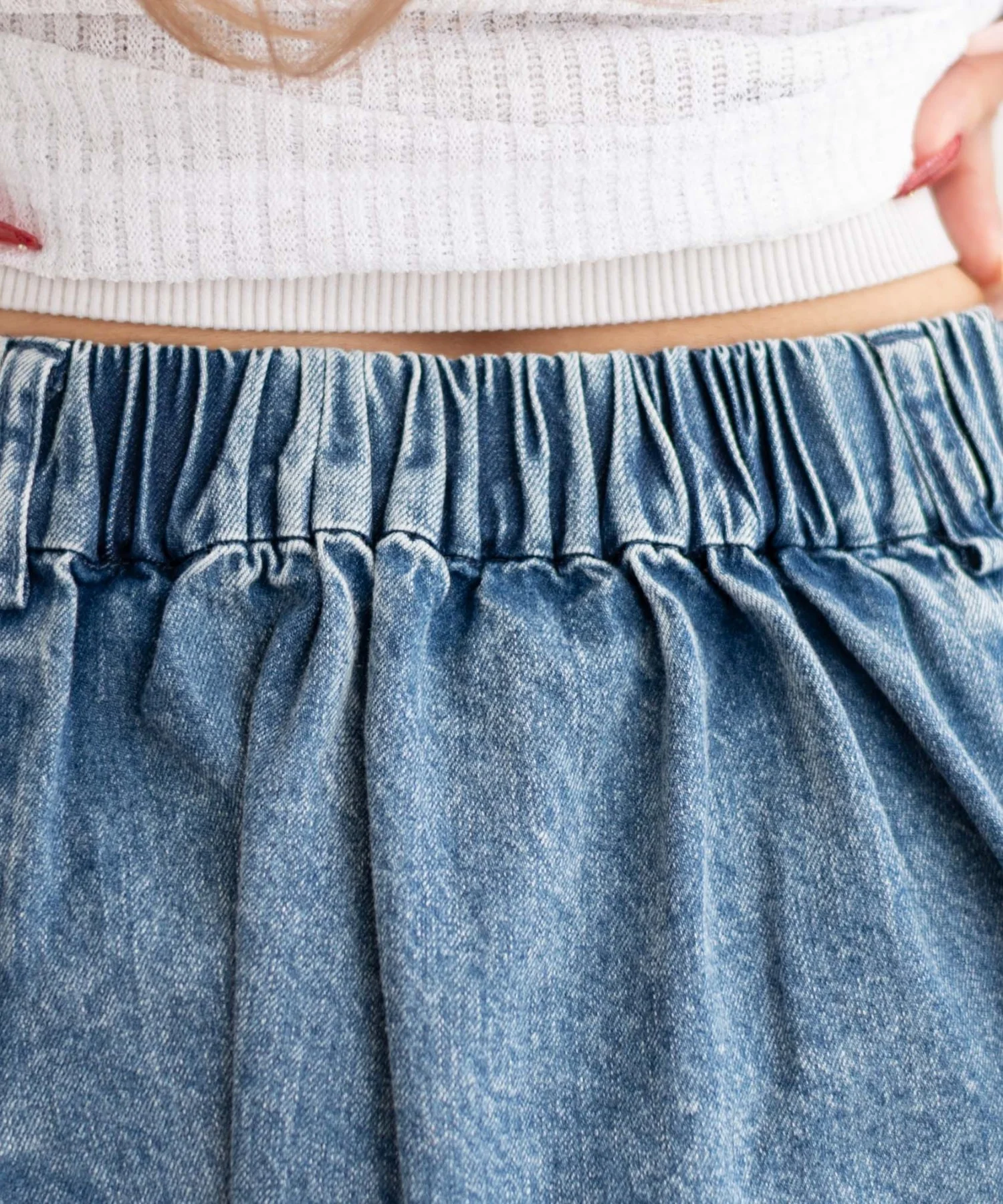 イレヘムデニムミニスカート - Image 7