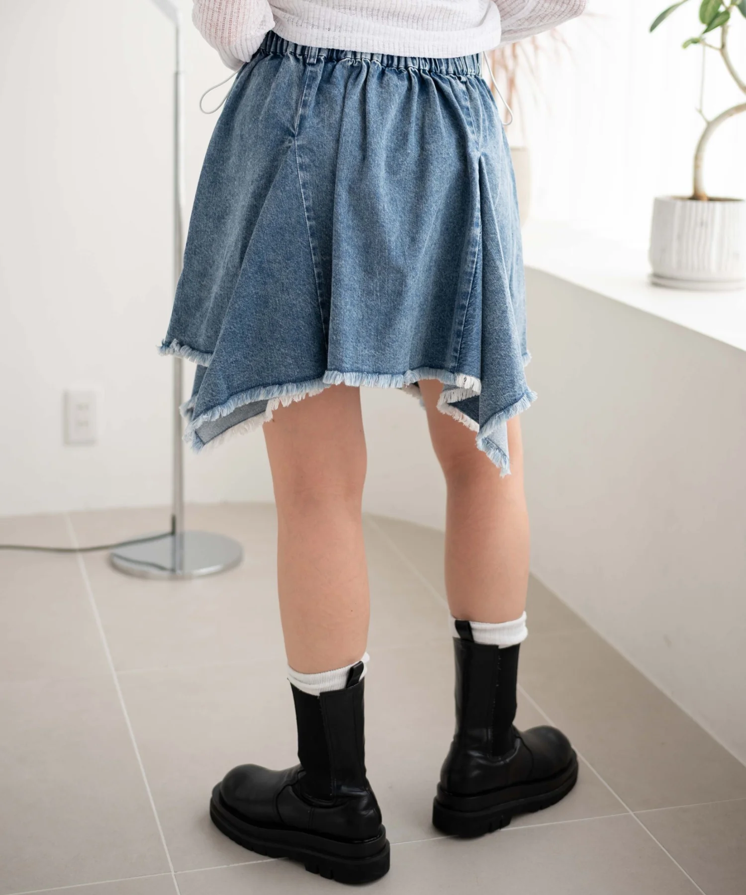 イレヘムデニムミニスカート - Image 8