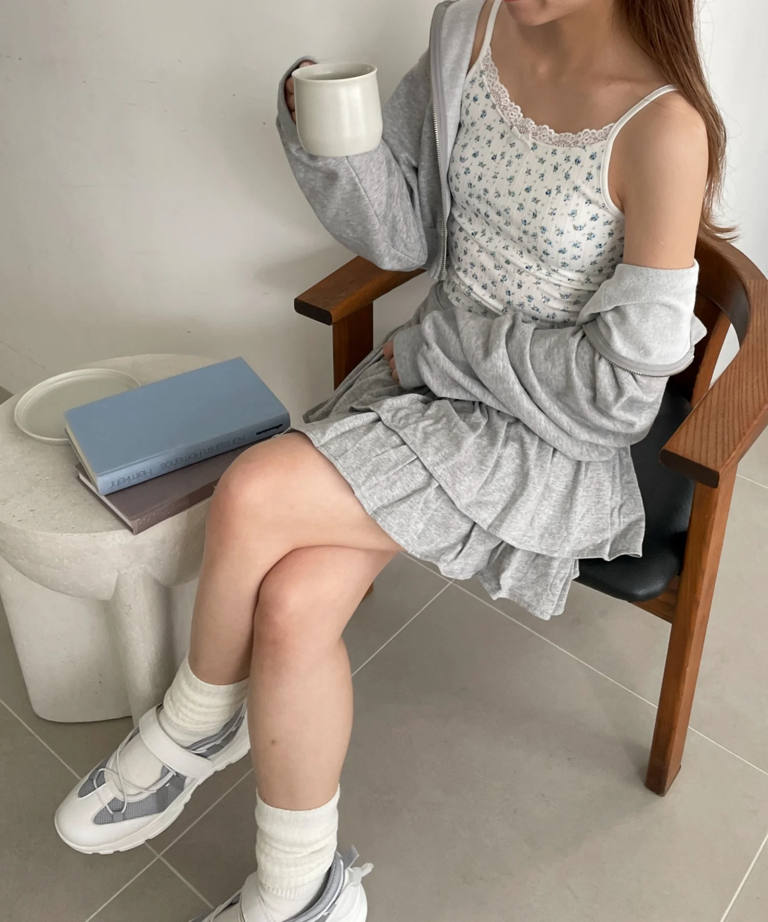 花柄レースカップインキャミ - Image 3